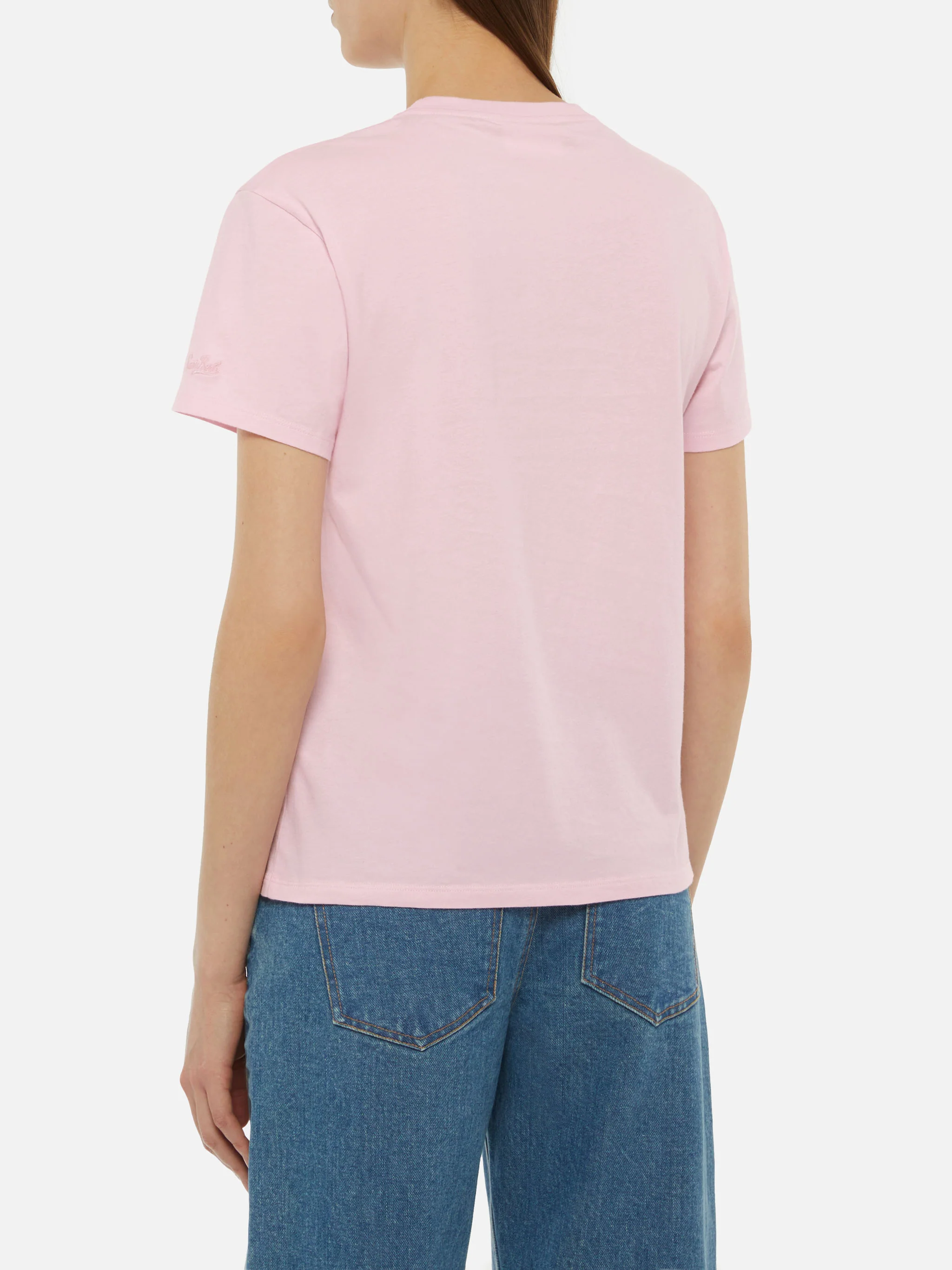 T-shirt Emilie in cotone con ricamo Mare Male - Image 3
