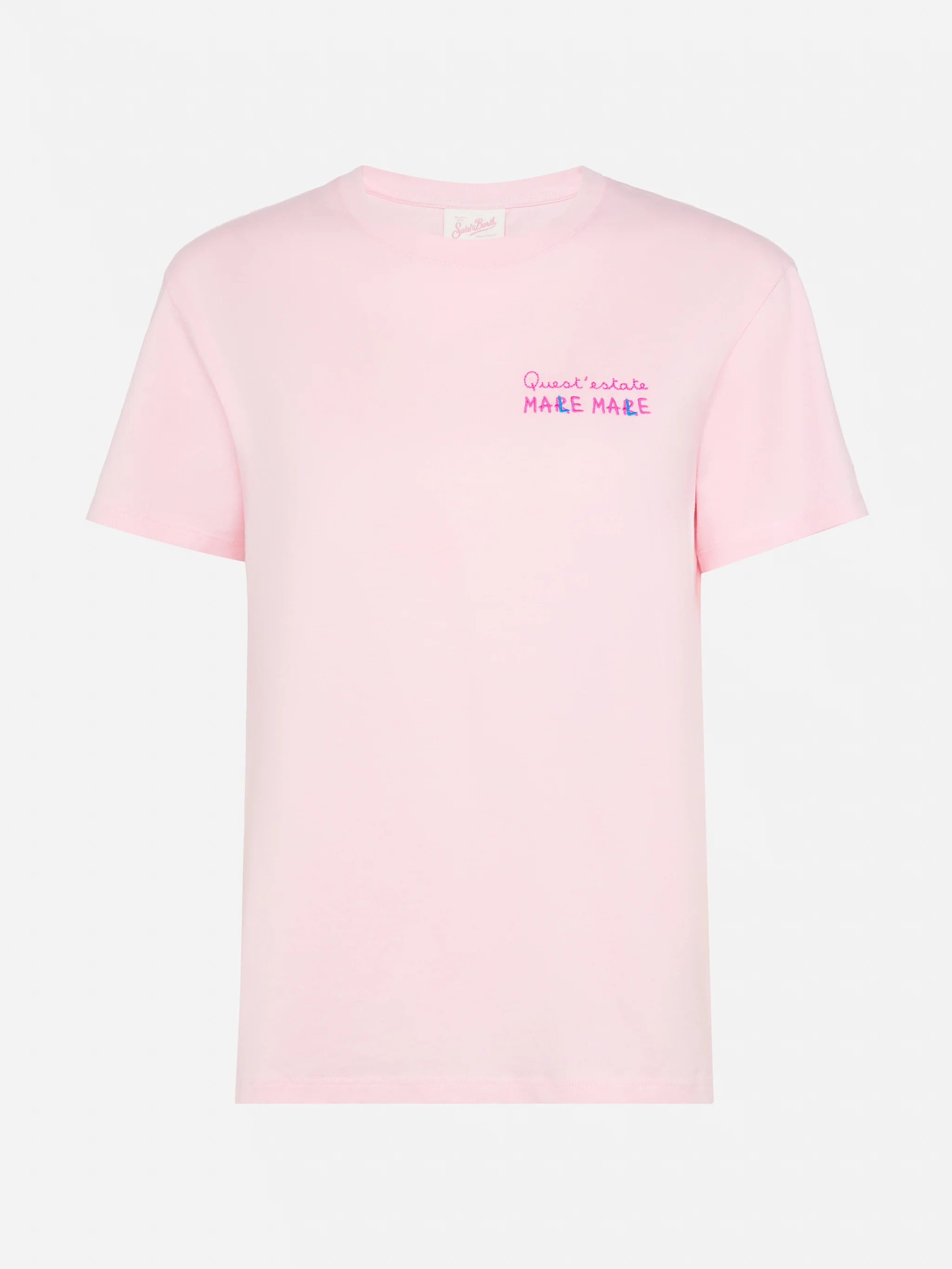 T-shirt Emilie in cotone con ricamo Mare Male - Image 4