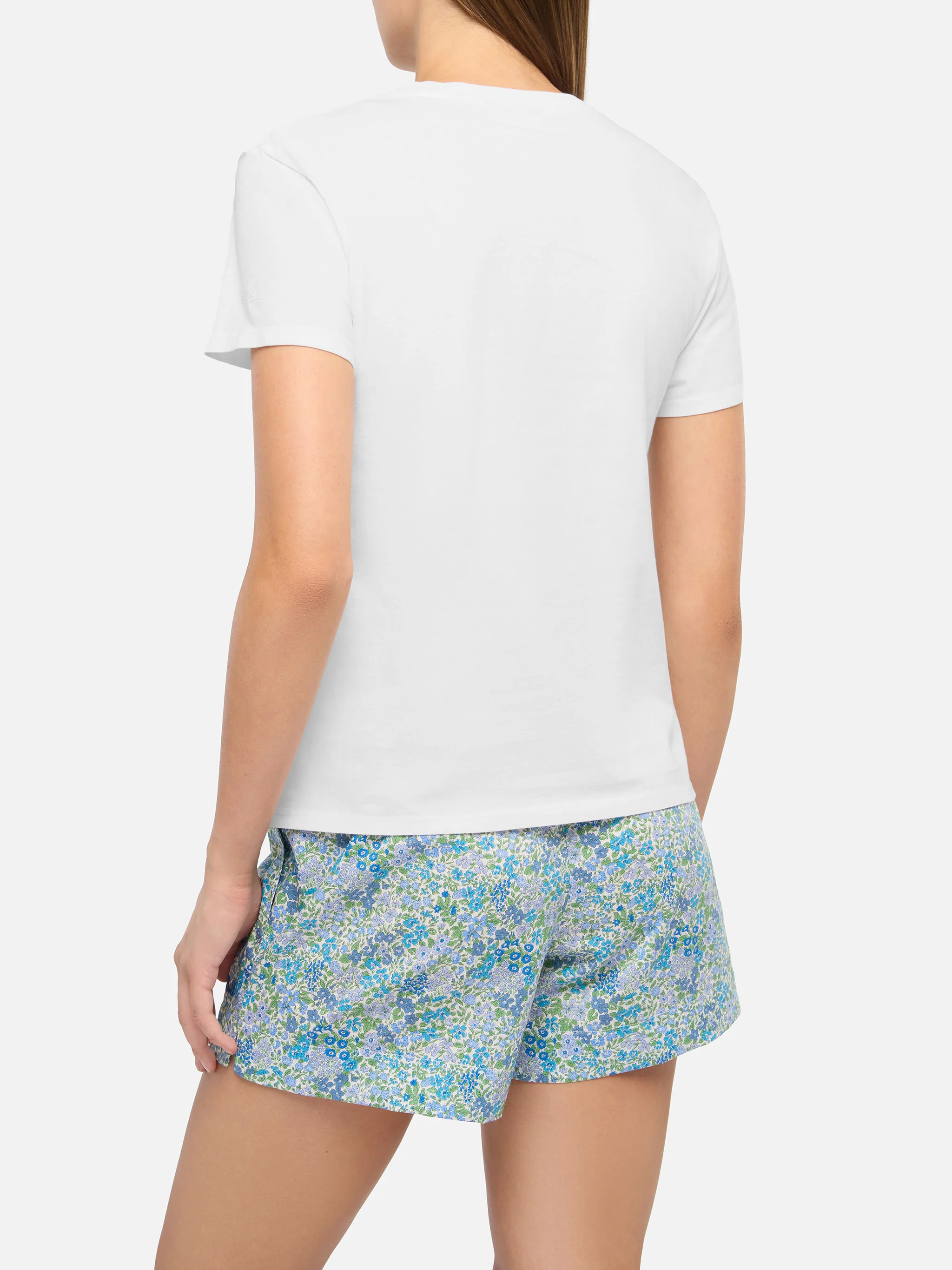Emilie t-shirt in cotone con ricamo Reggo solo alcool - Image 3