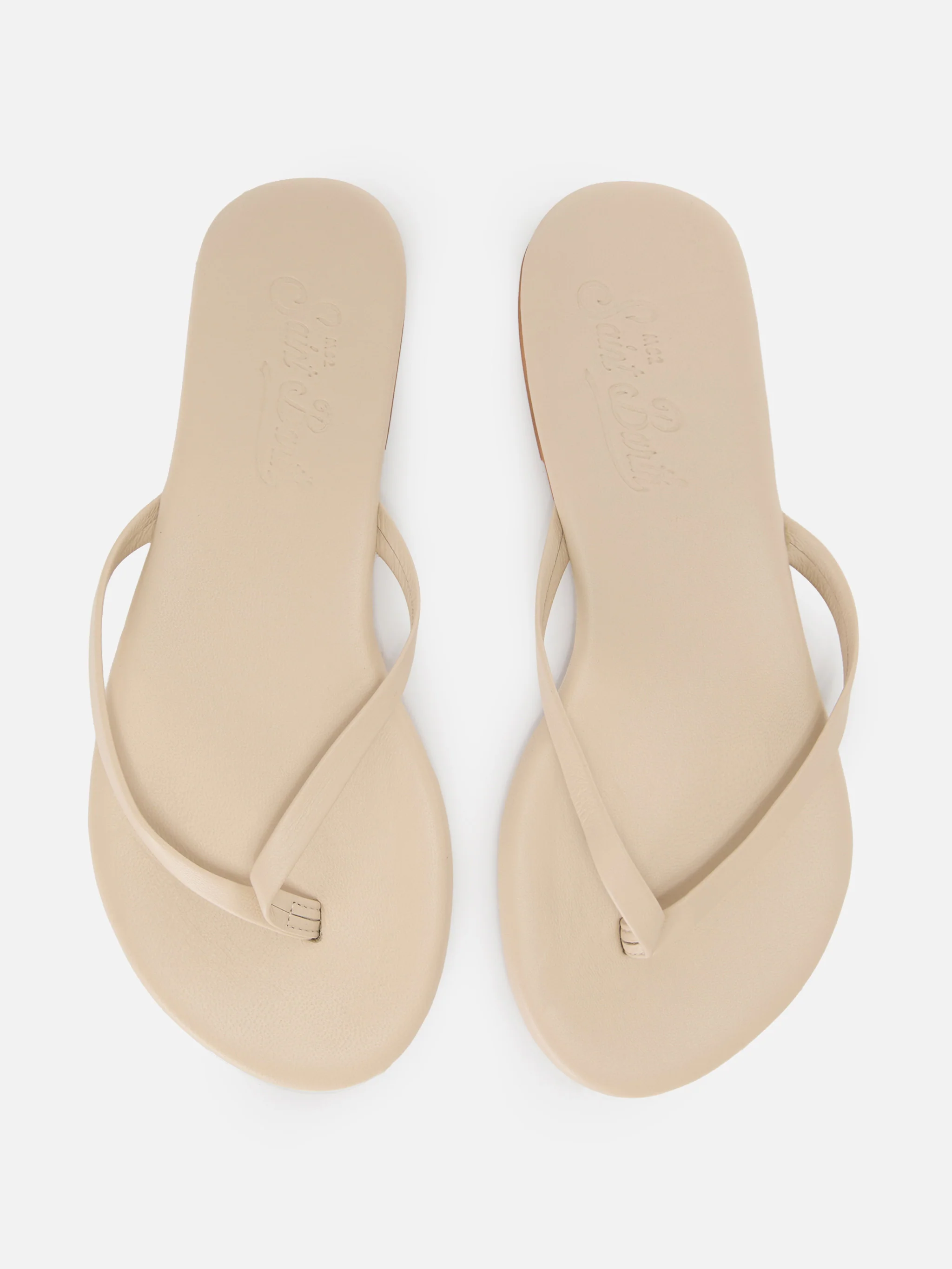 Infradito essentials in vera pelle rosa cipria - Image 2