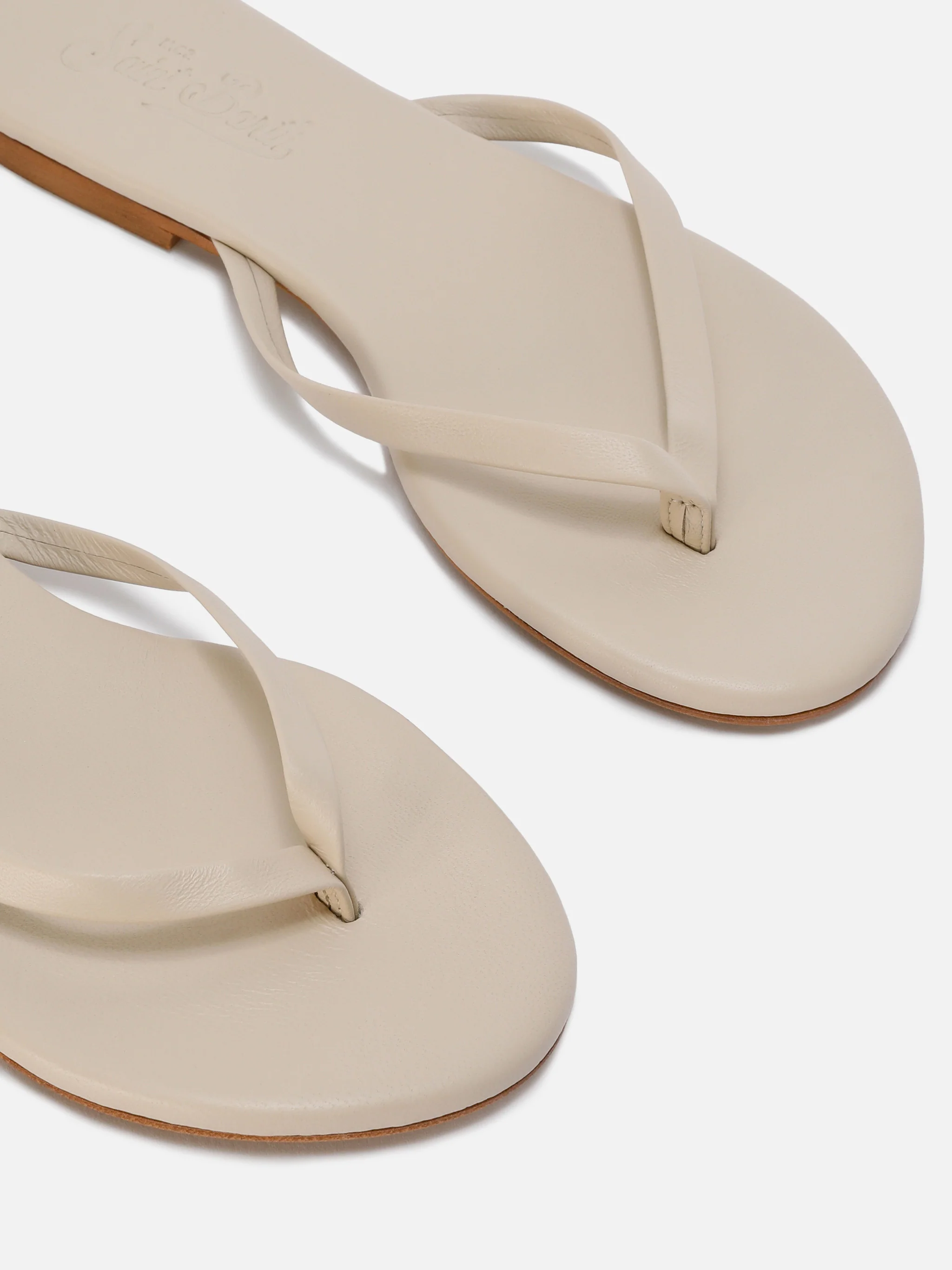 Infradito essentials in vera pelle rosa cipria - Image 4