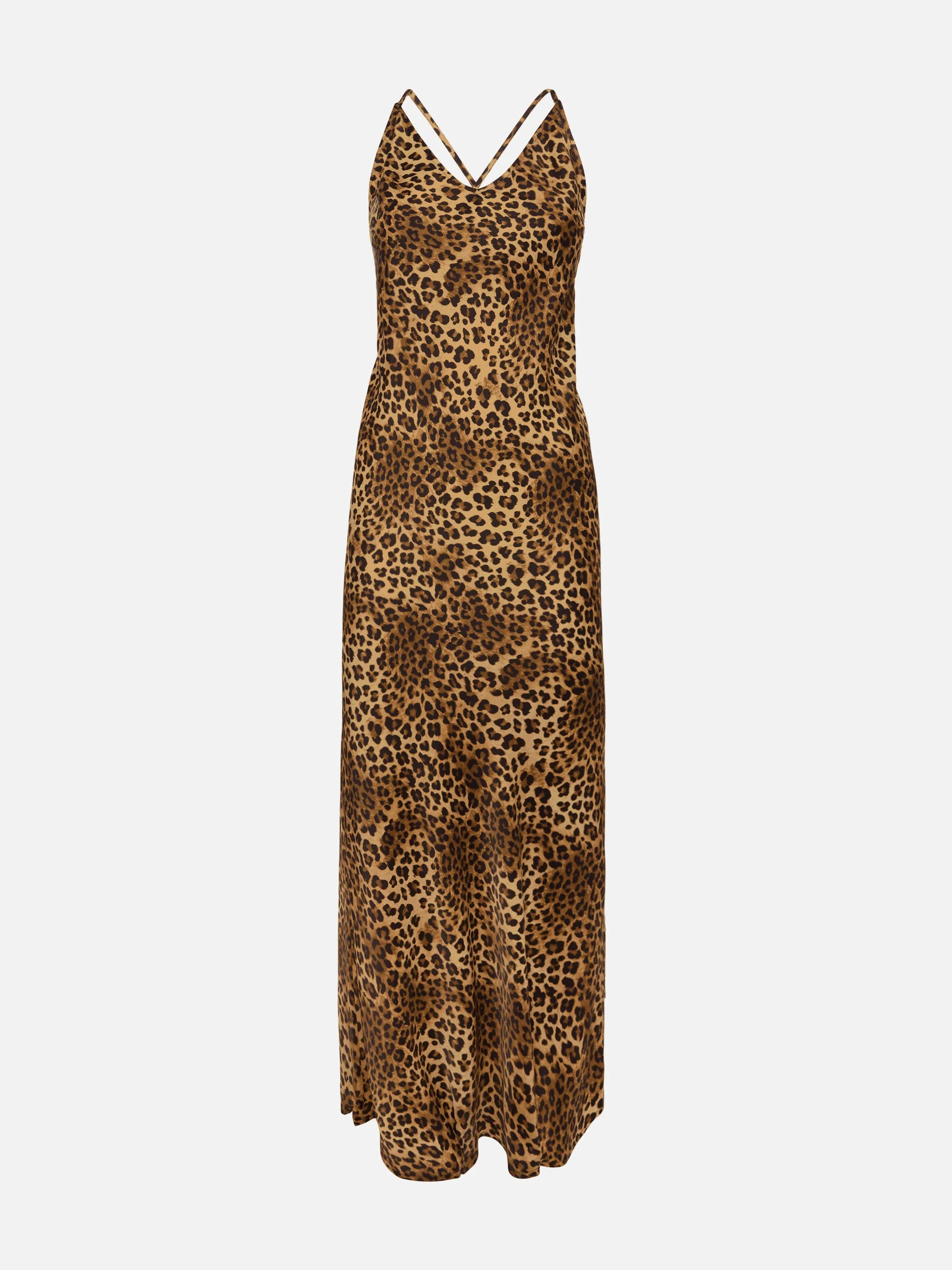 Abito sottoveste Eydis in raso con stampa animalier - Image 4