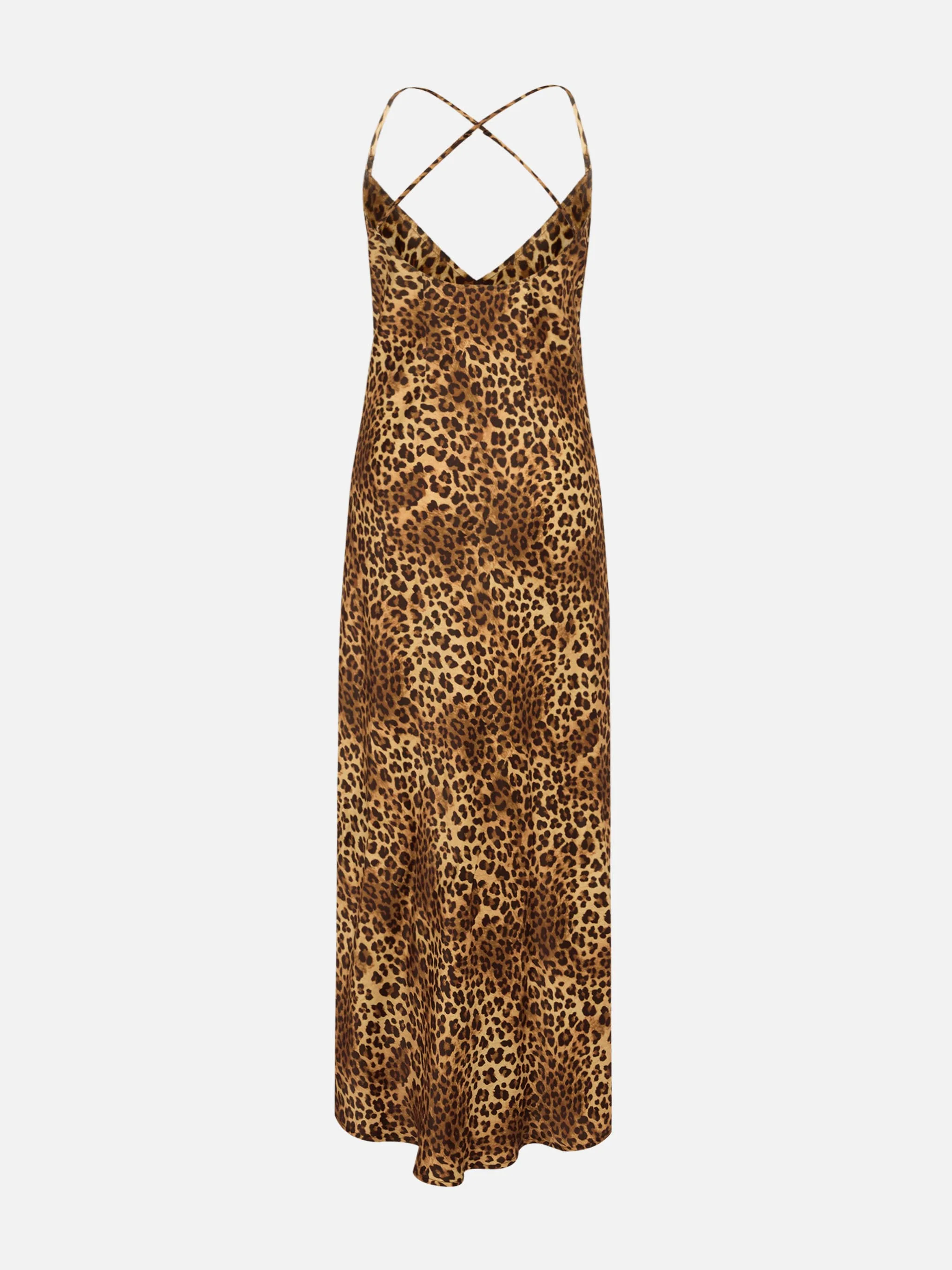 Abito sottoveste Eydis in raso con stampa animalier - Image 5