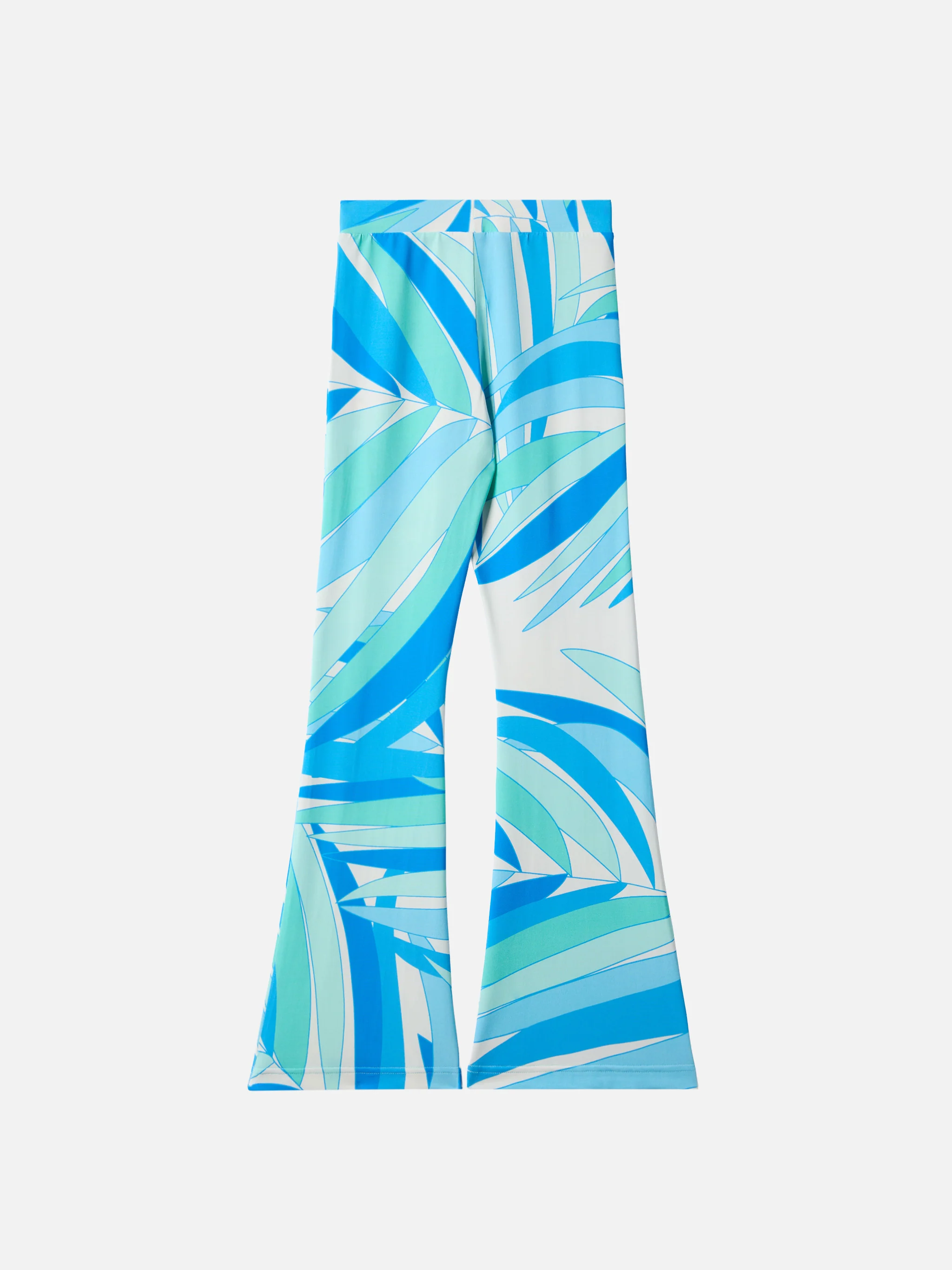 Pantaloni flare Gwenda Jr con stampa palme - Image 3