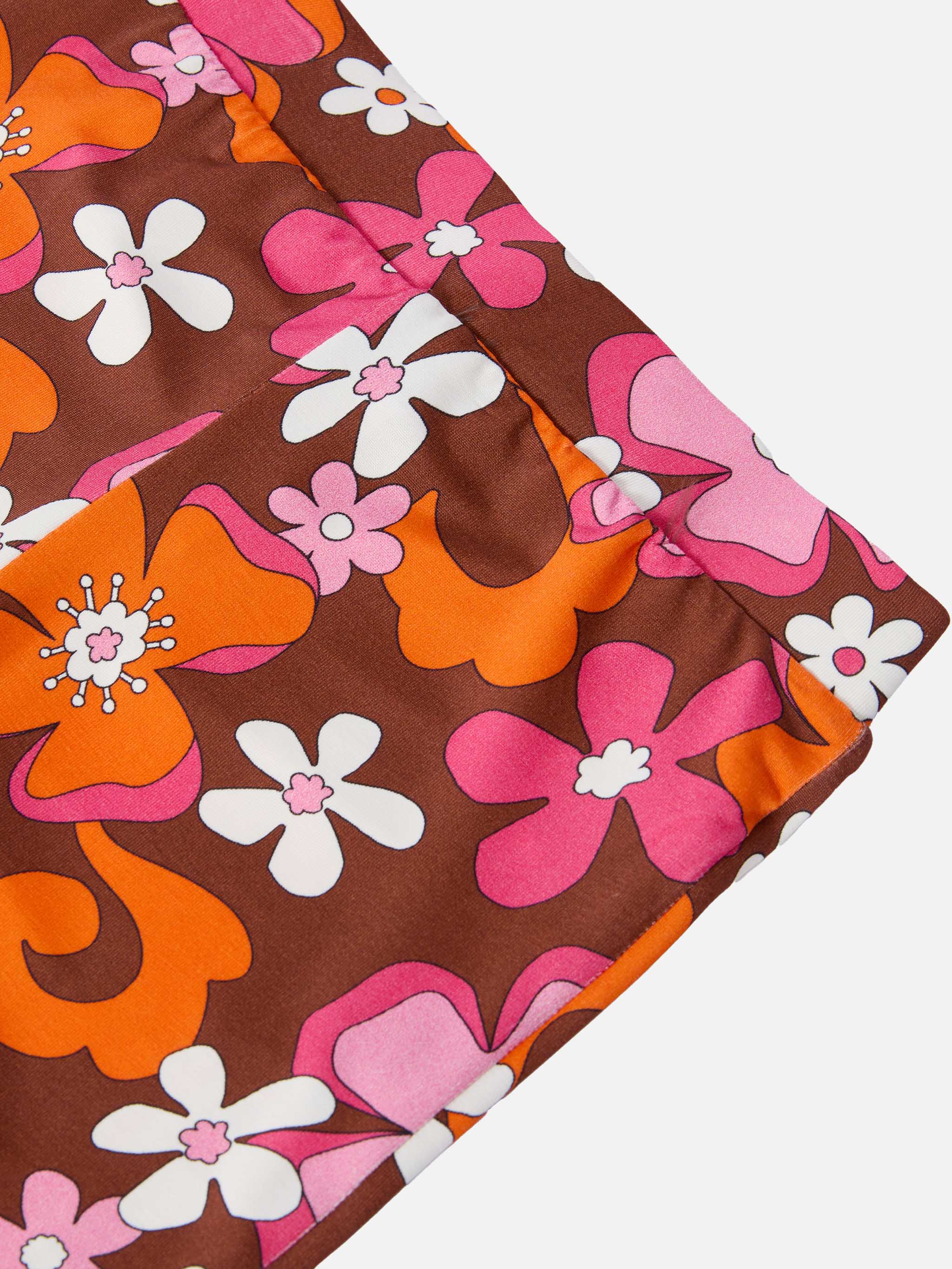 Pantaloni flare Gwenda Jr con stampa fiori retrò - Image 2