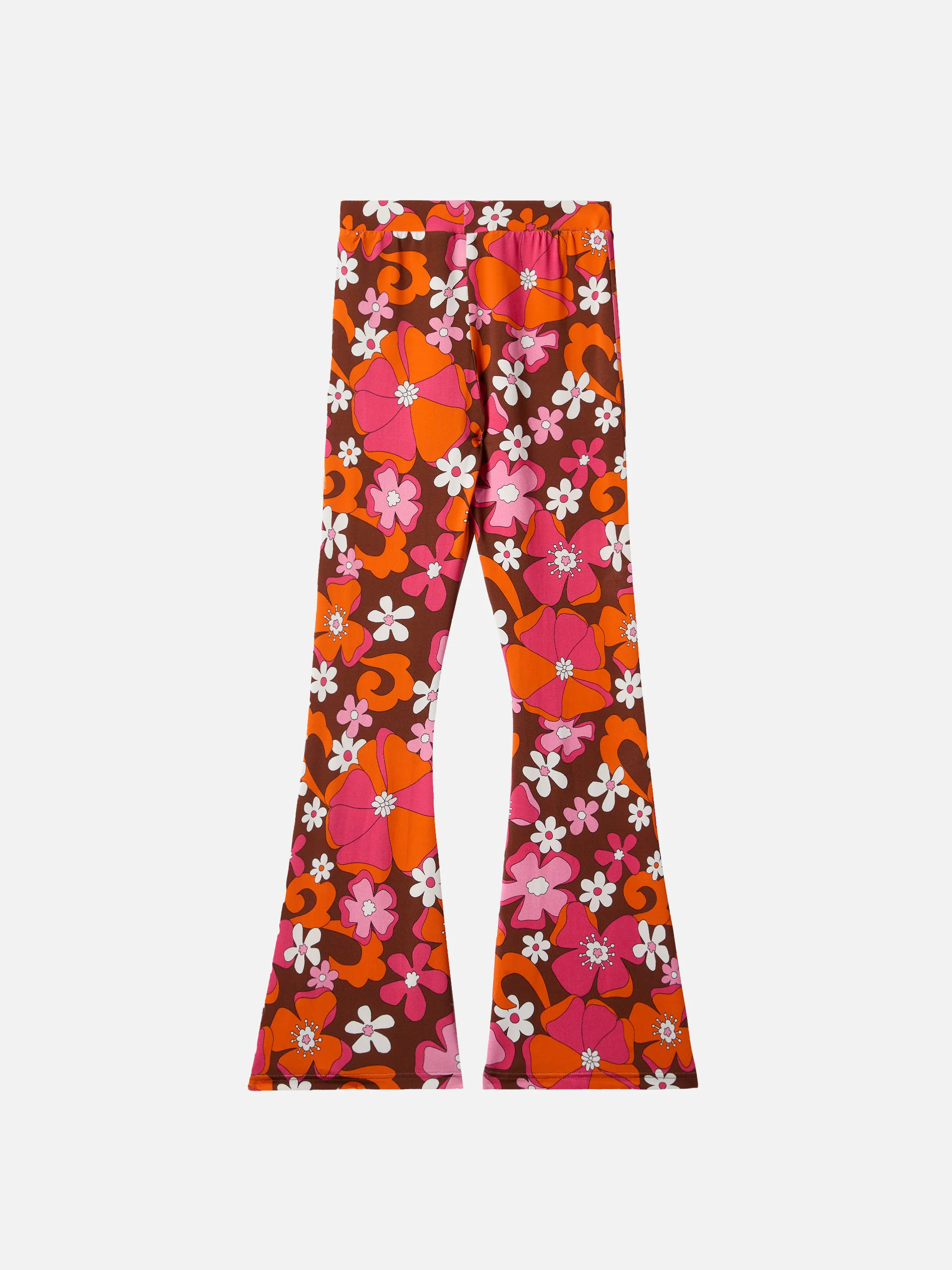 Pantaloni flare Gwenda Jr con stampa fiori retrò - Image 3