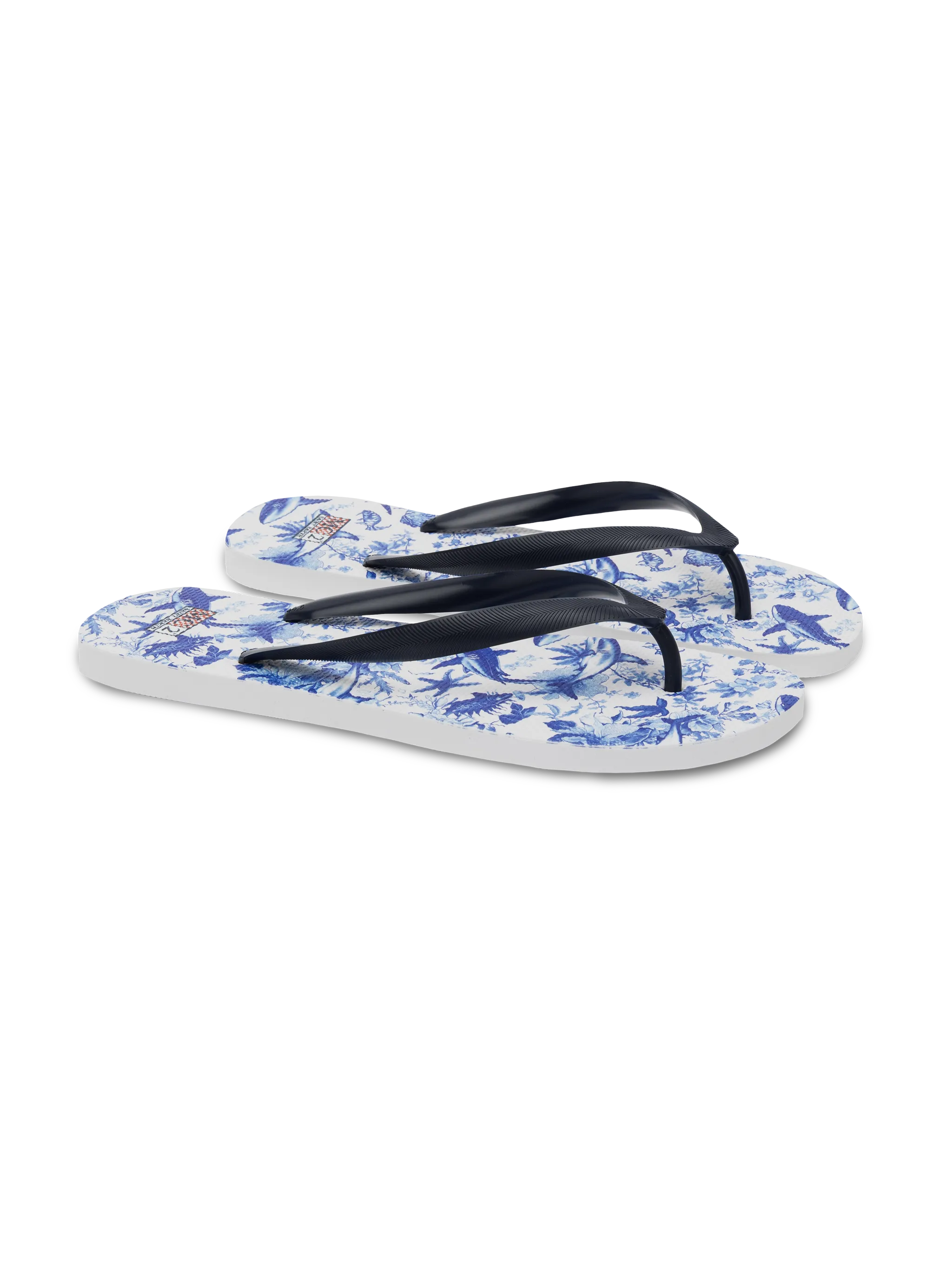 Flip Flops Tommy con stampa squali | AI CO-CREATED DESIGN BY RICKDICK - POWERED BY RED-EYE