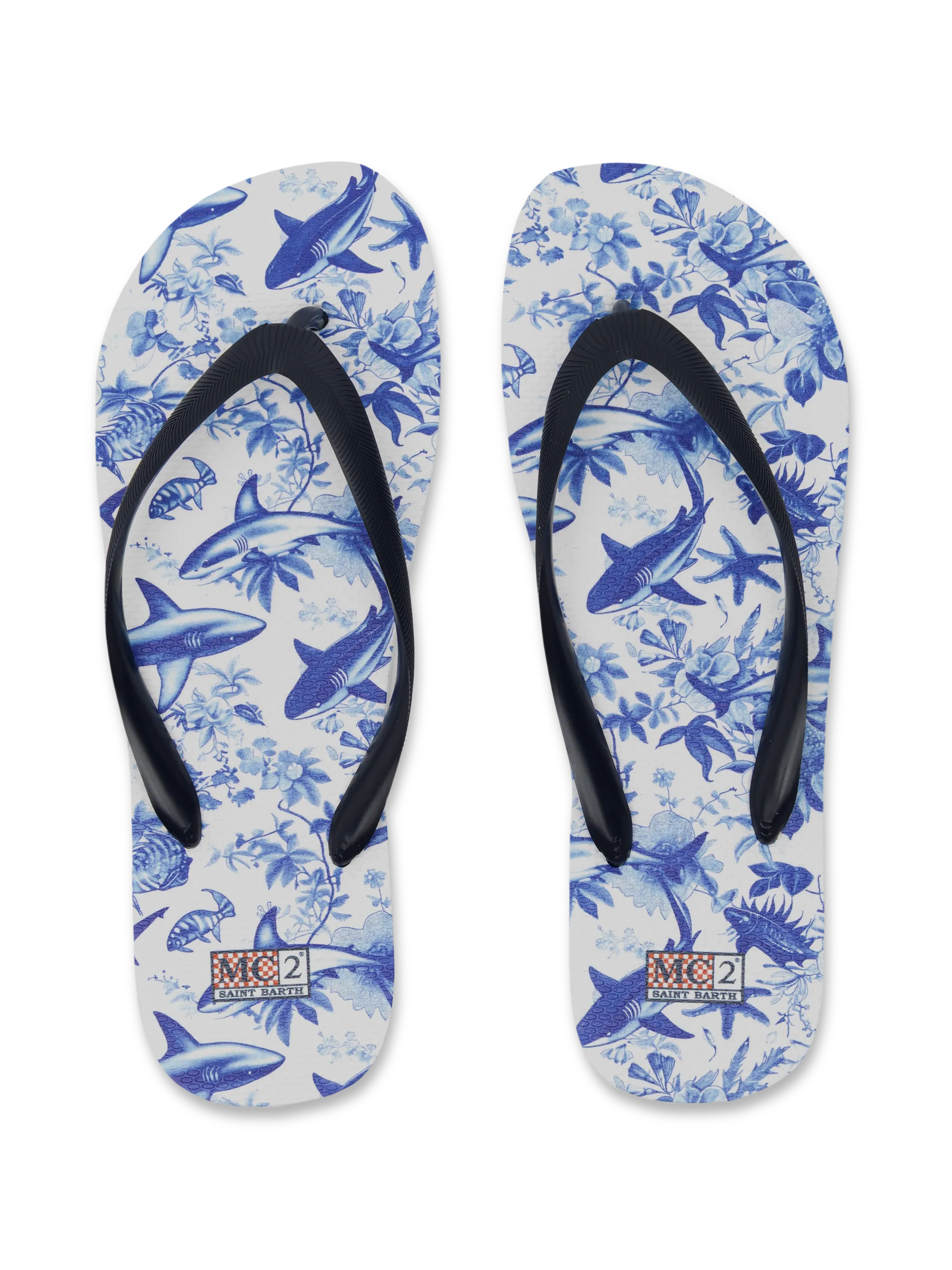 Flip Flops Tommy con stampa squali | AI CO-CREATED DESIGN BY RICKDICK - POWERED BY RED-EYE - Image 3