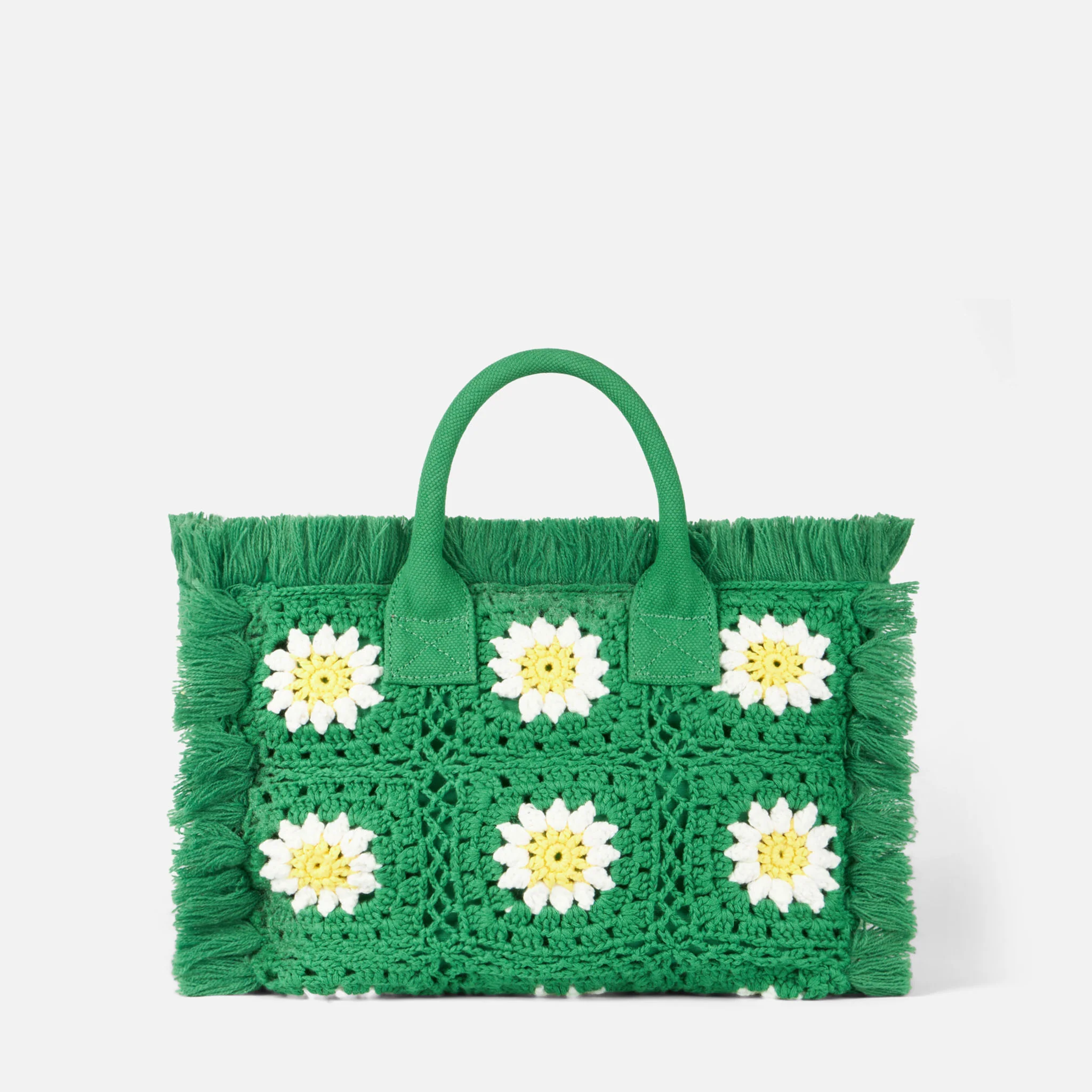 Borsa Colette con patch di fiori all'uncinetto - Image 3
