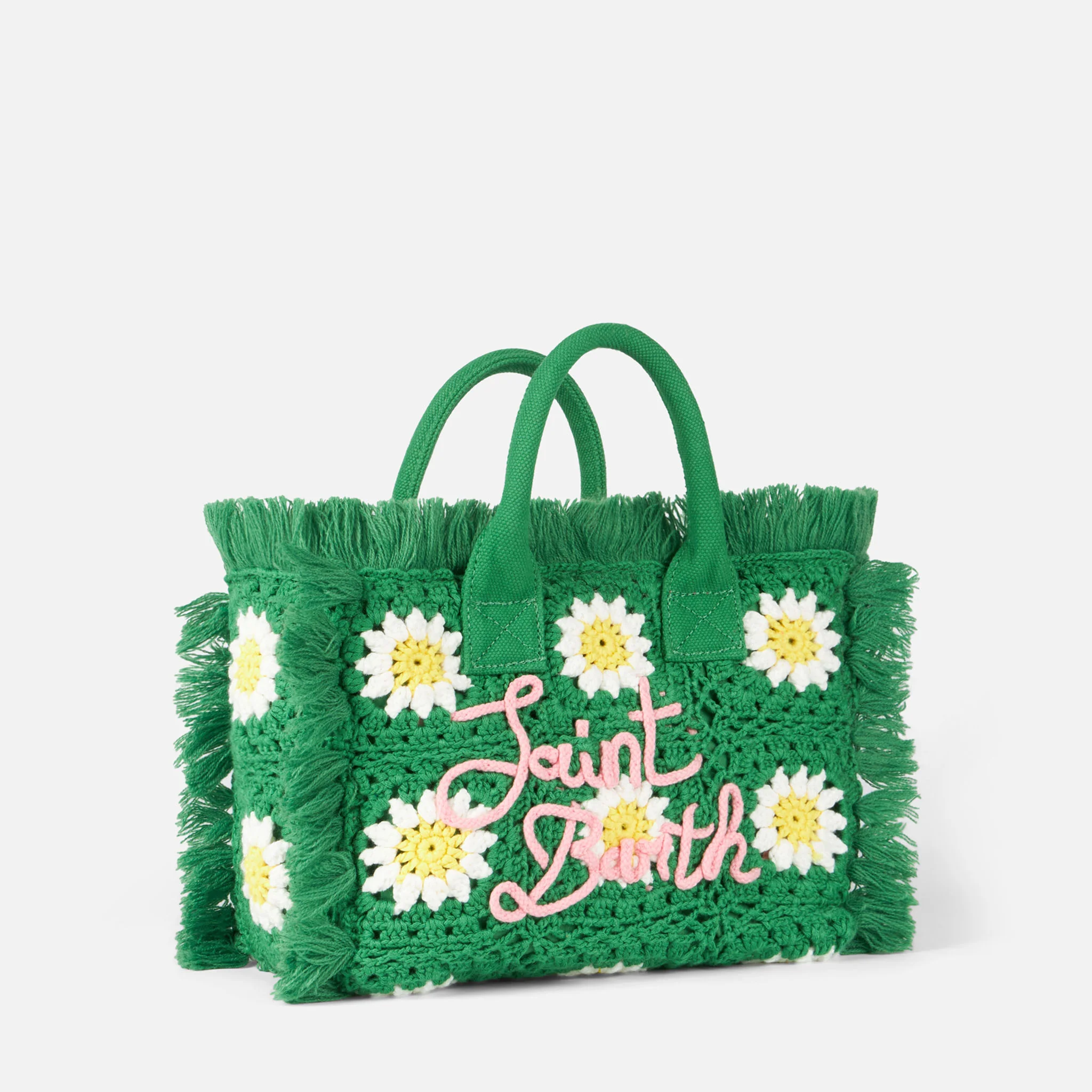 Borsa Colette con patch di fiori all'uncinetto - Image 4
