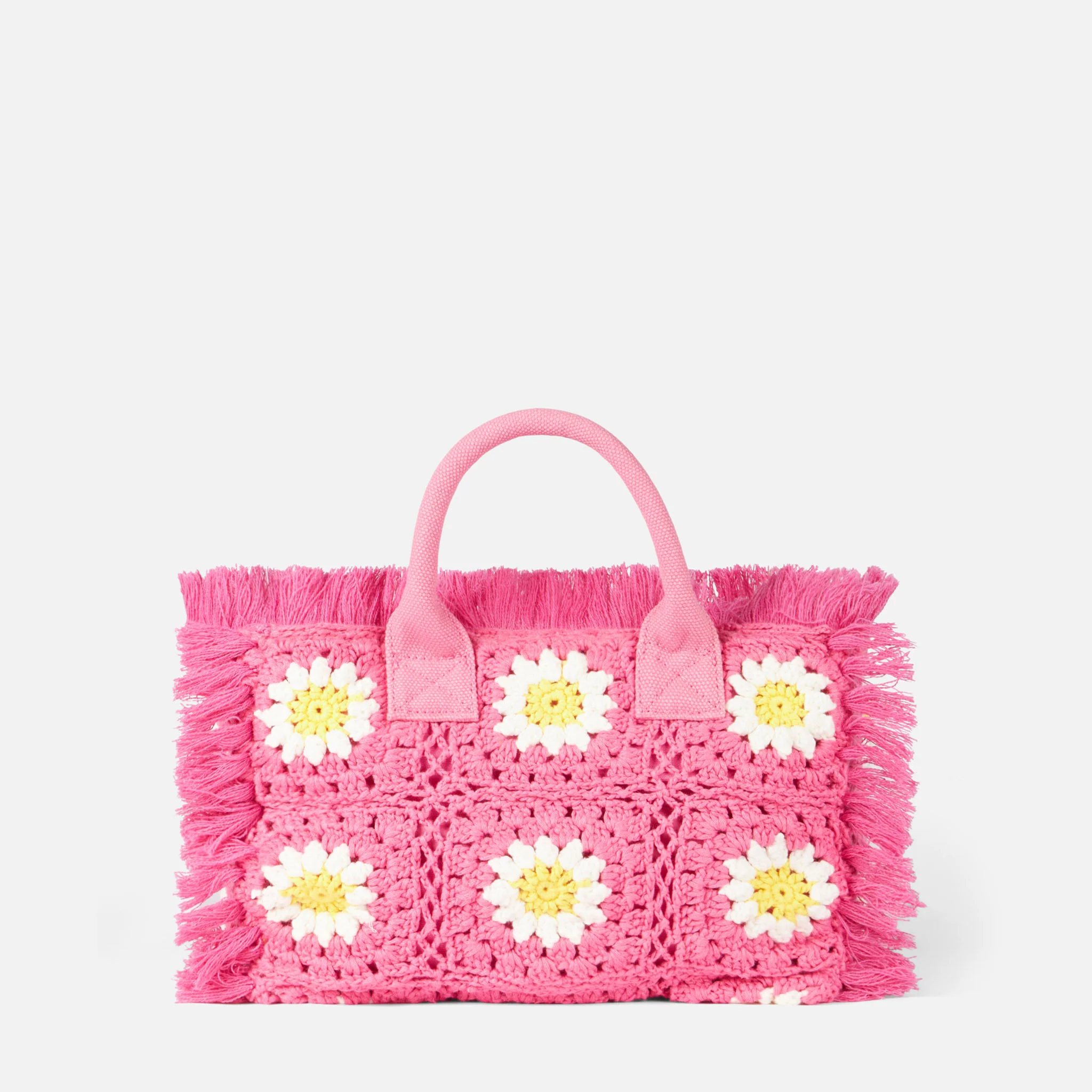 Borsa Colette con patch di fiori all'uncinetto - Image 3