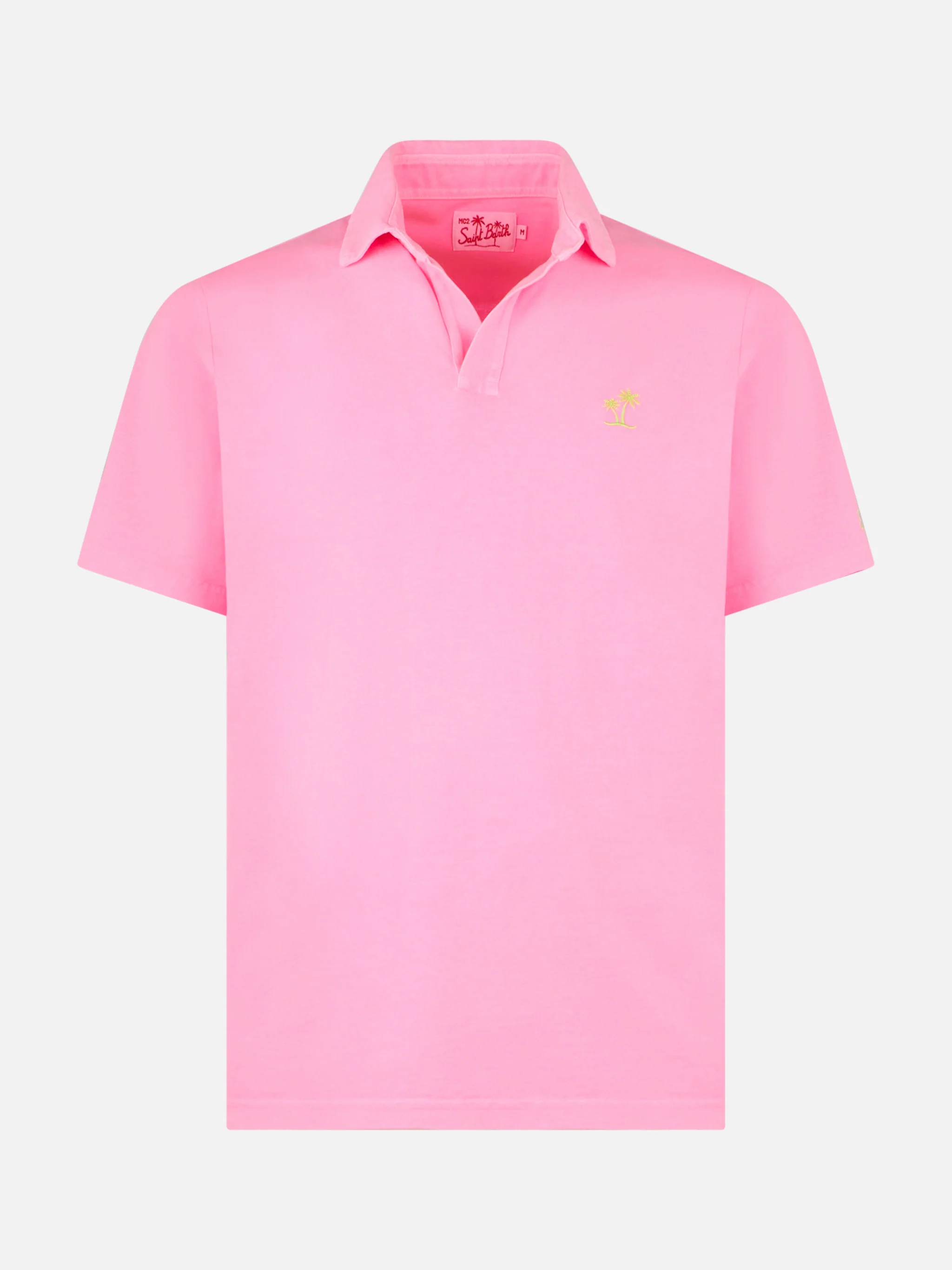 Polo Brighton in jersey rosa fluo - Image 4