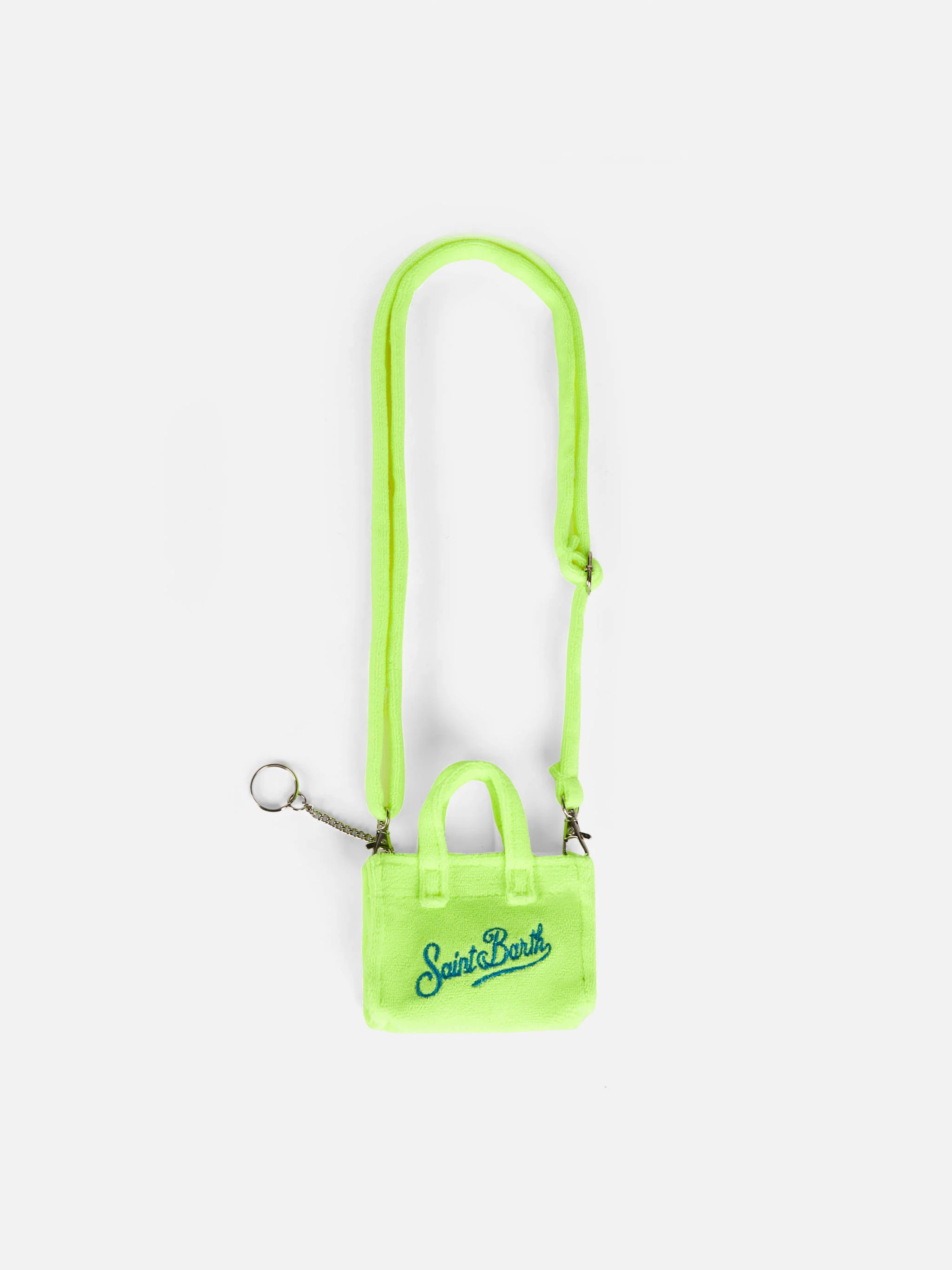 Portachiavi in spugna giallo fluo - Image 3