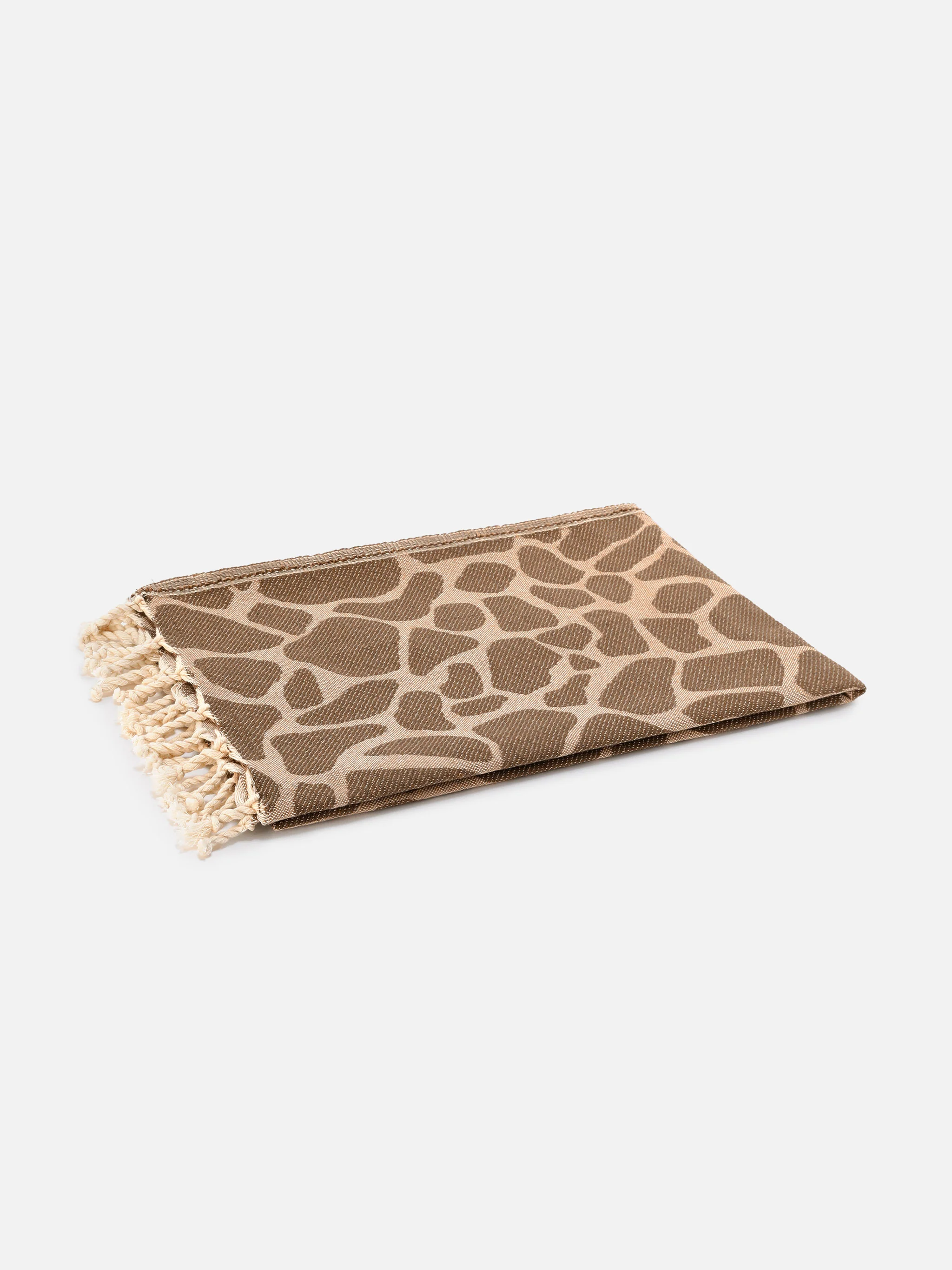Telo mare Foutas in cotone jacquard con fantasia animalier - Image 3