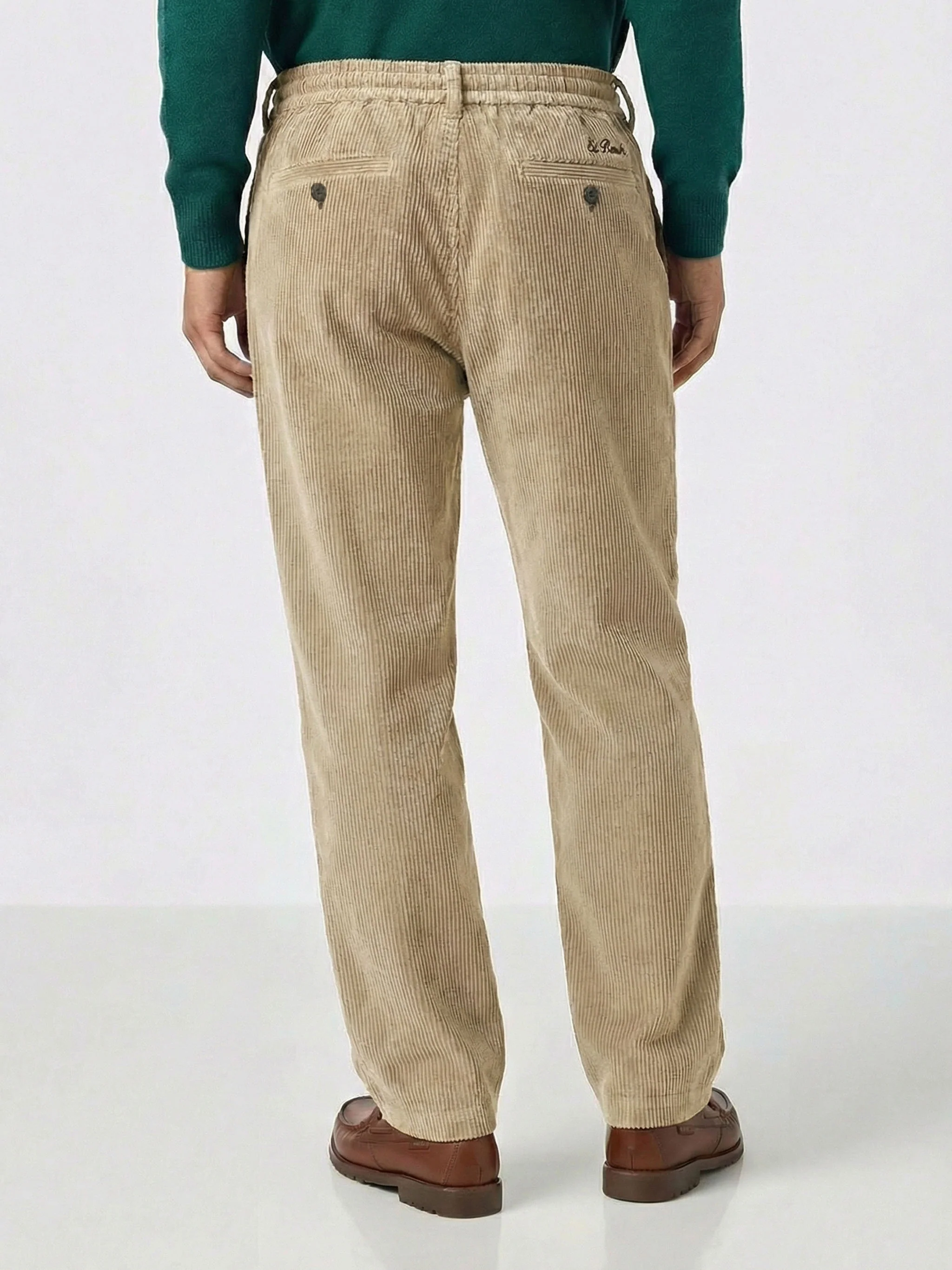 Fuji beige corduroy pants - Image 2