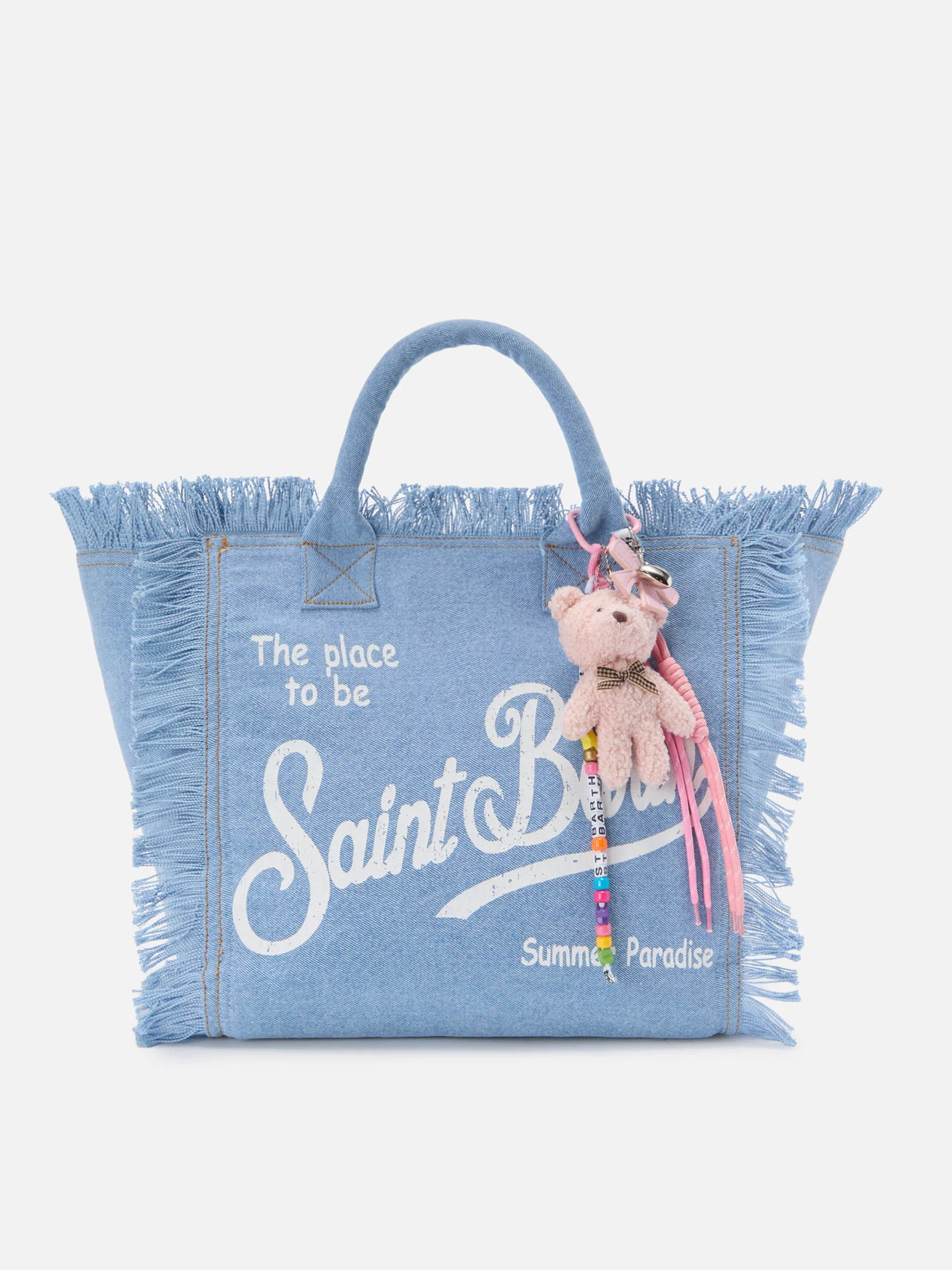 Funny Charm con fiocco imbottito e teddy decorativo - Image 2