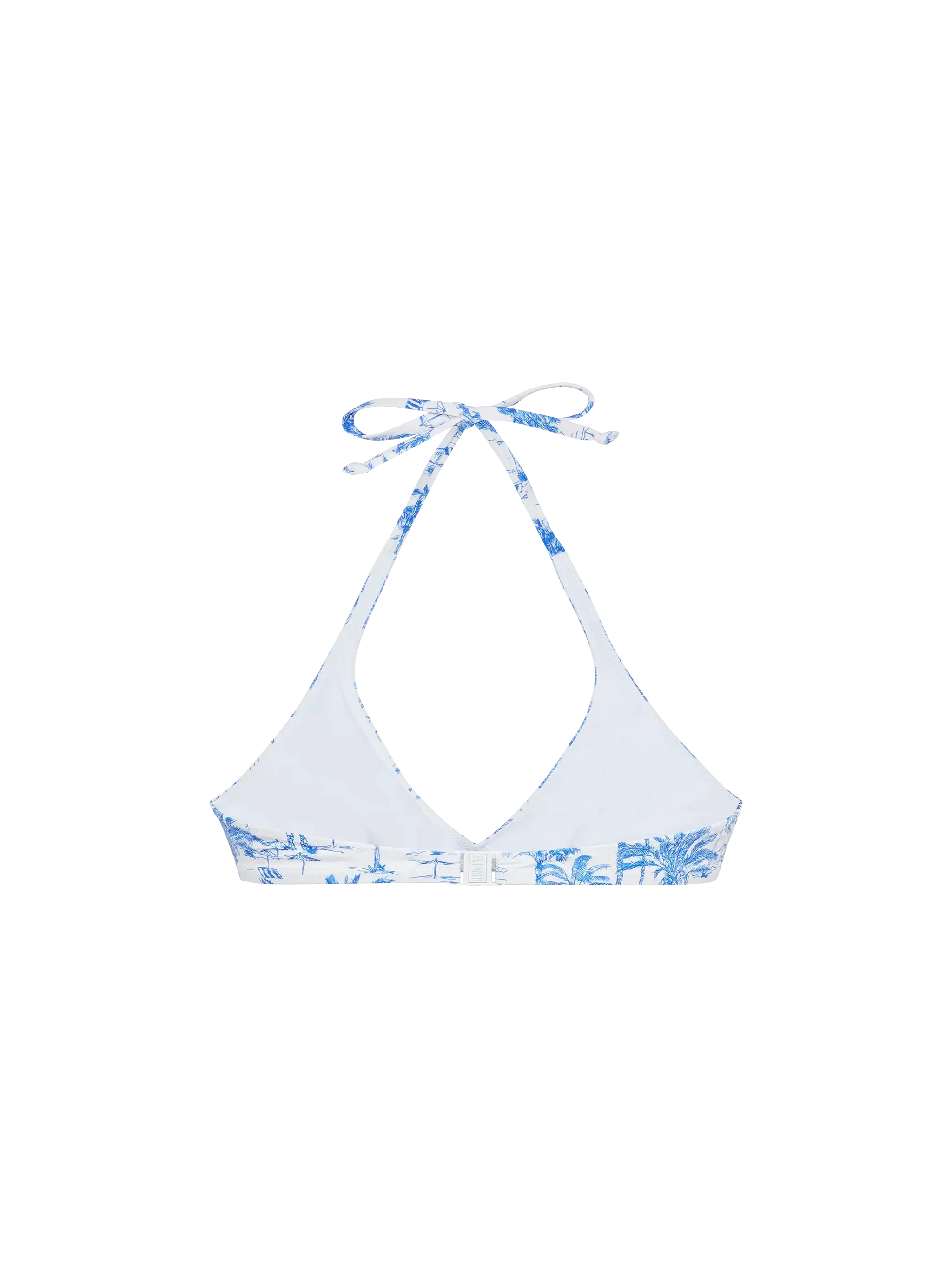 Gaia top bralette triangolo con stampa toile de jouy - Image 2