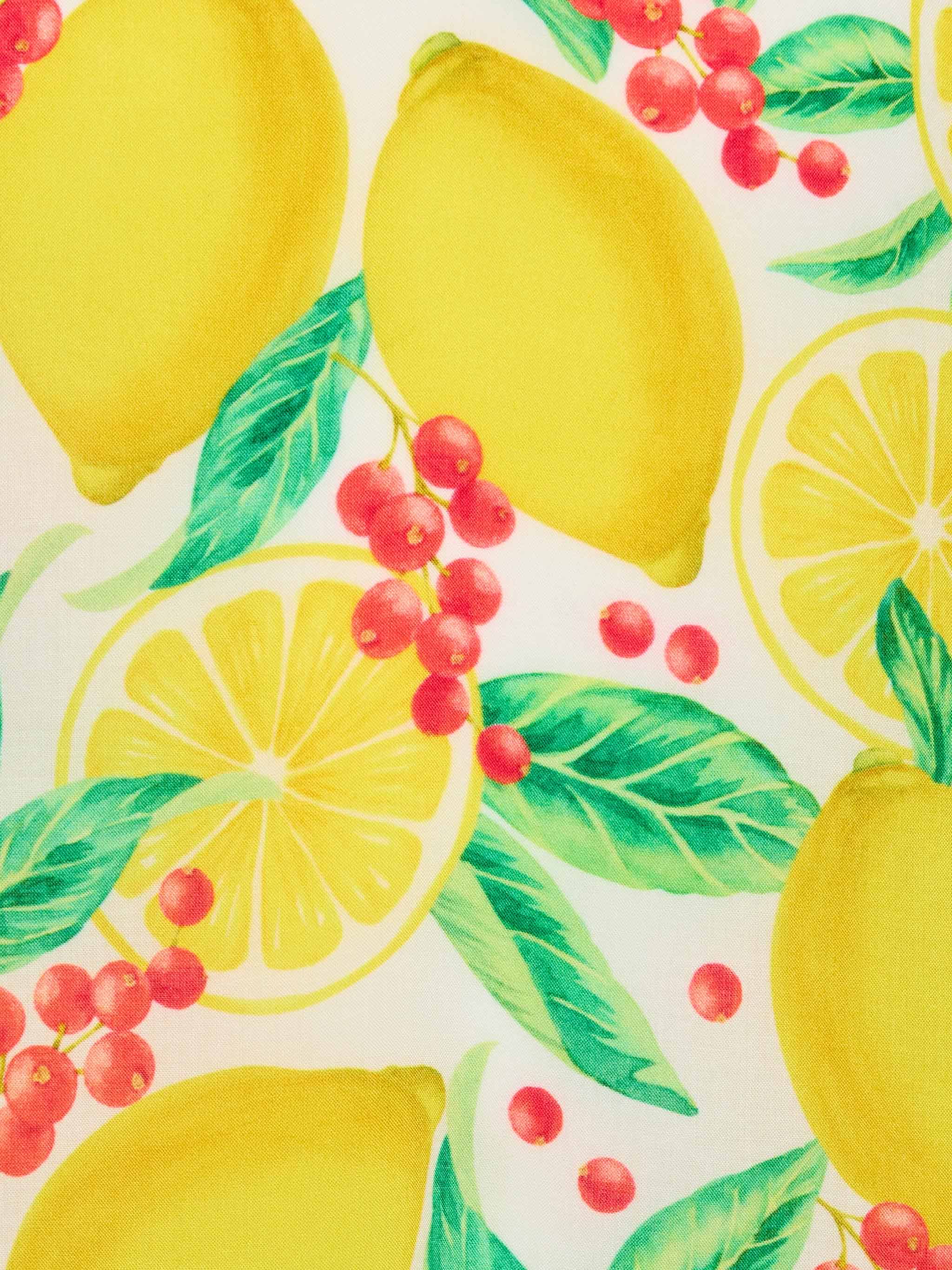 Caftano Ginza con stampa limoni - Image 3