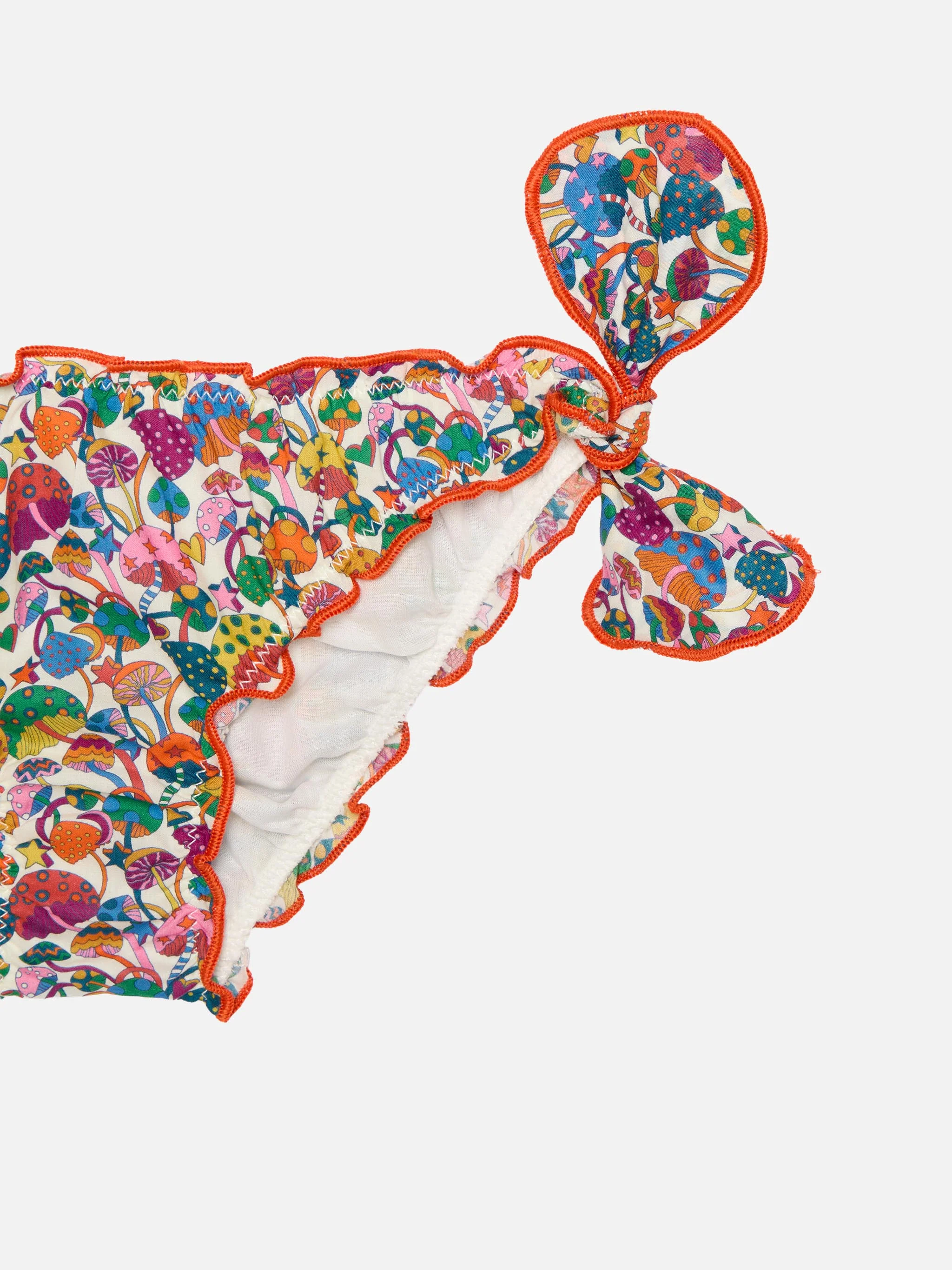 Bikini a fascia da bambina con stampa Liberty | EDIZIONE SPECIALE LIBERTY - Image 3