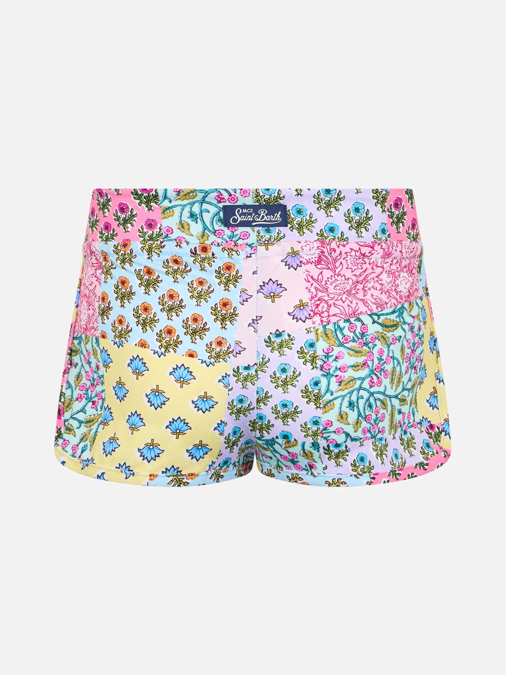 Pantaloncini da spiaggia da bambina Coco con stampa fiori - Image 2