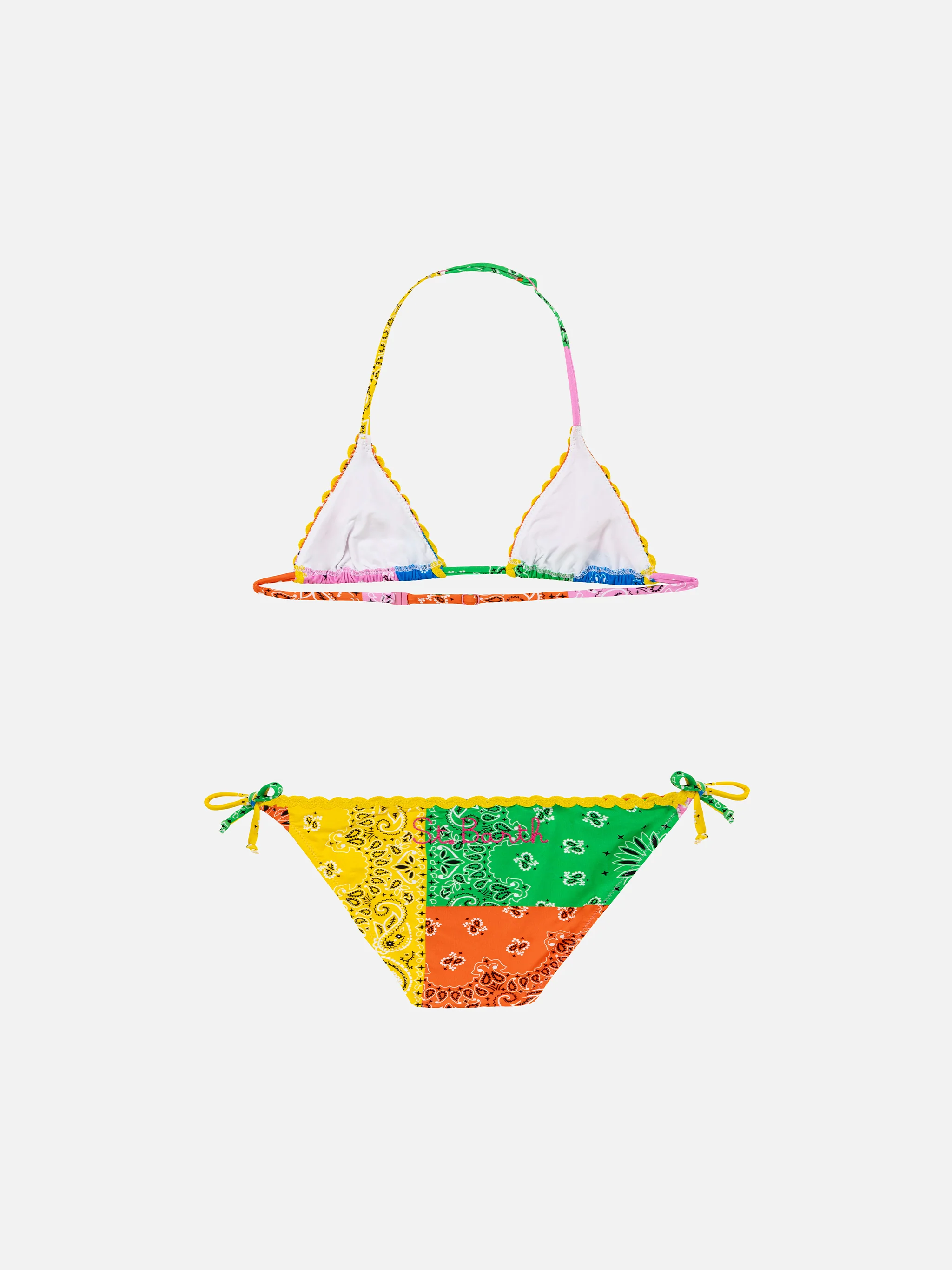 Bikini da bambina con stampa bandana - Image 2