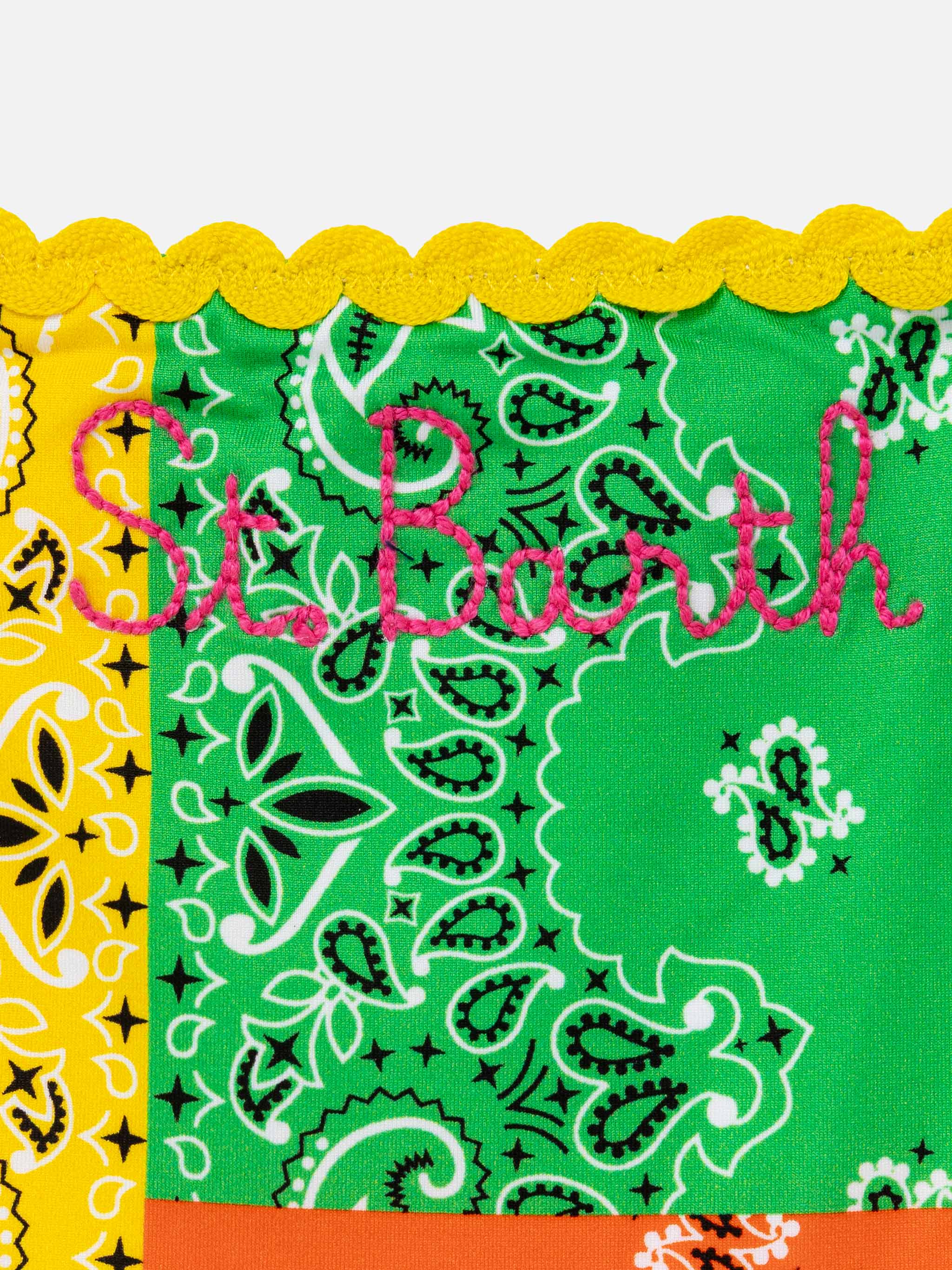 Bikini da bambina con stampa bandana - Image 3