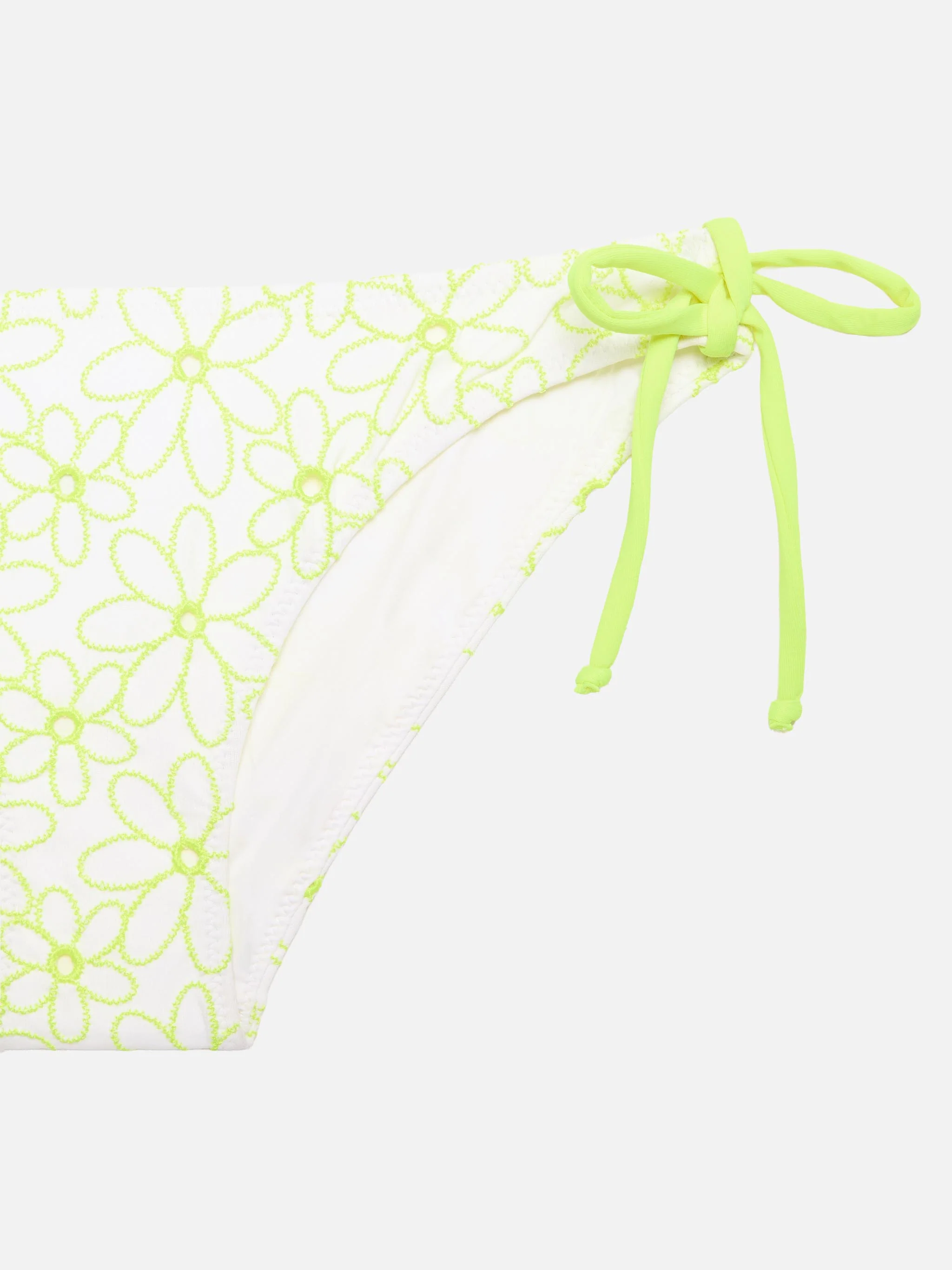 Bikini da bambina con ricamo margherite - Image 3