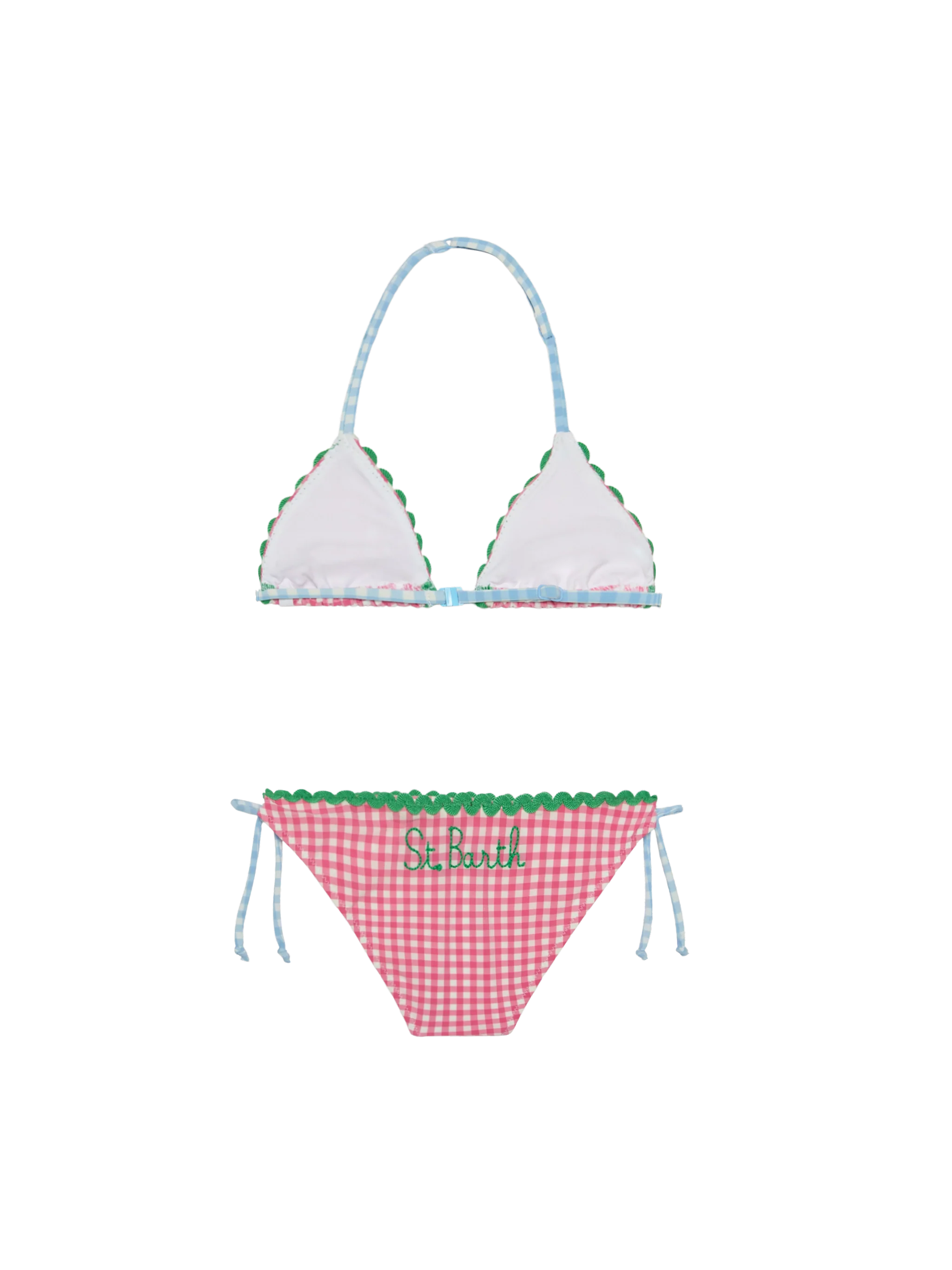 Bikini da bambina con bordo a onde - Image 2