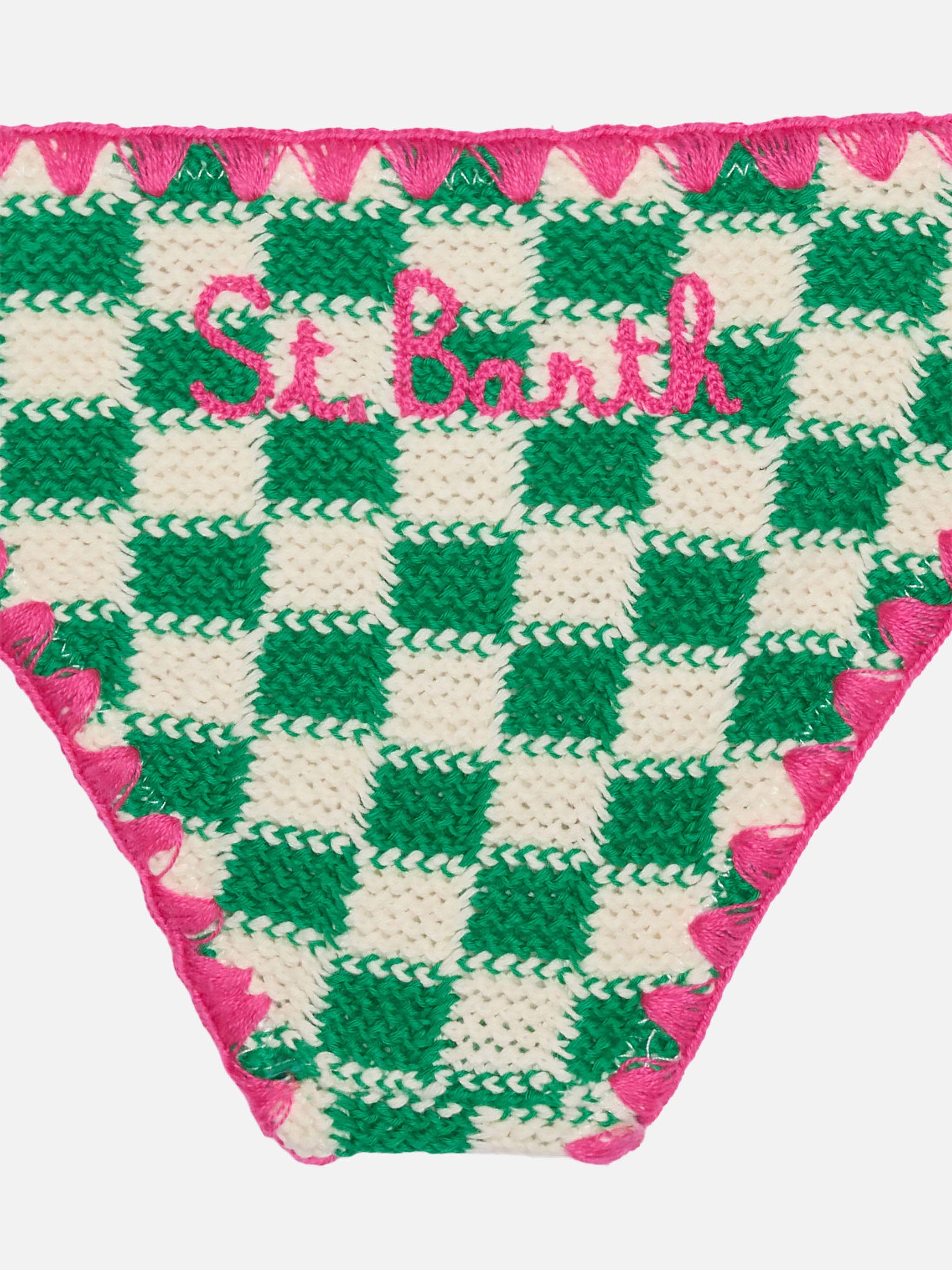 Bikini da bambina a bralette da bambina con ricamo - Image 3