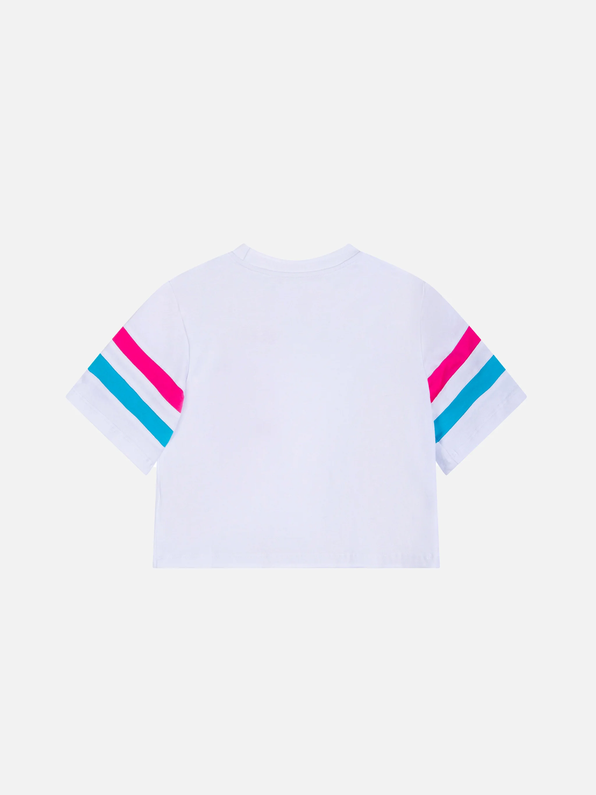 T-shirt crop da bambina in cotone - Image 2