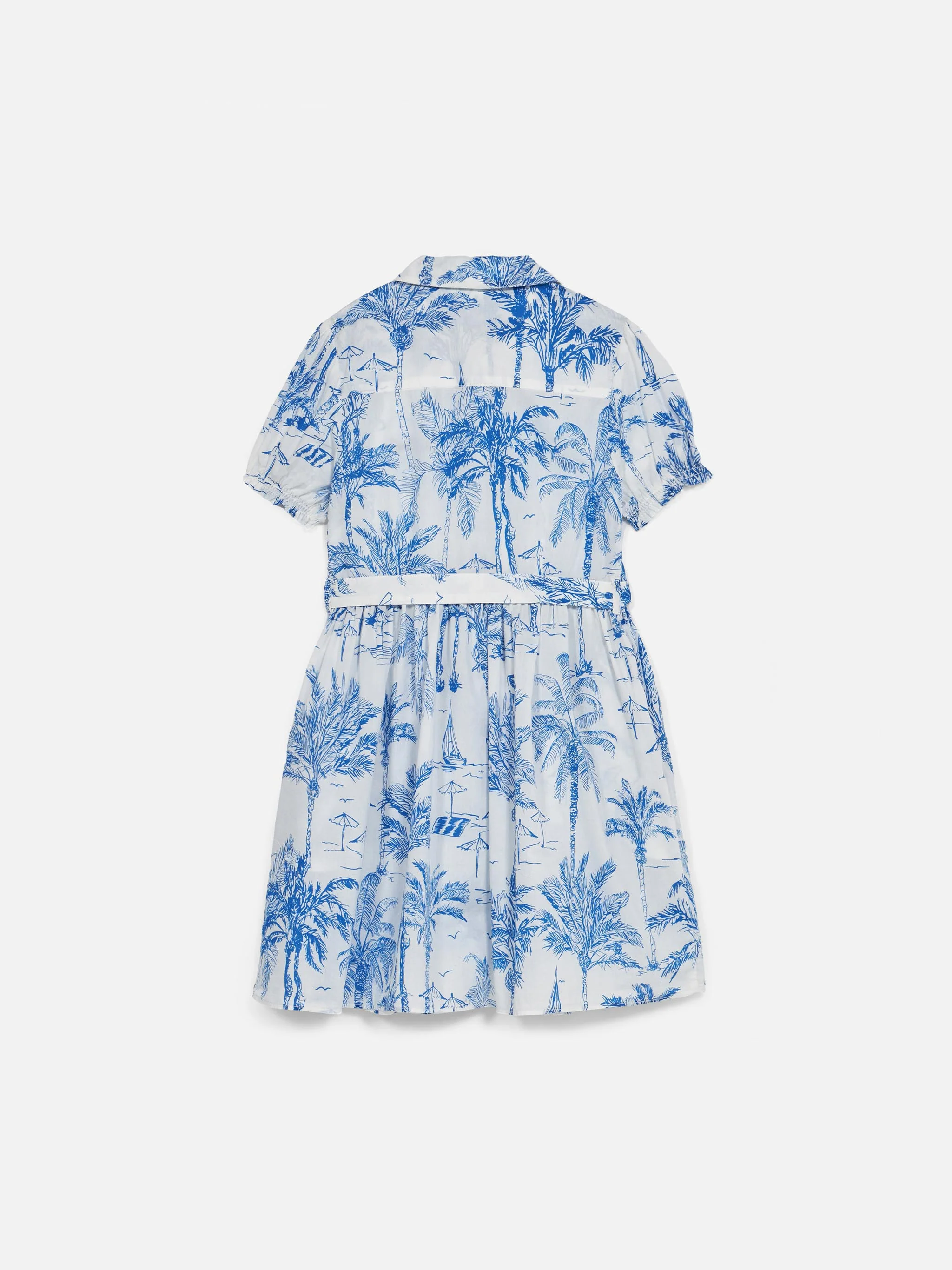 Abito da bambina in cotone Anastasie Jr con stampa toile de jouy - Image 2