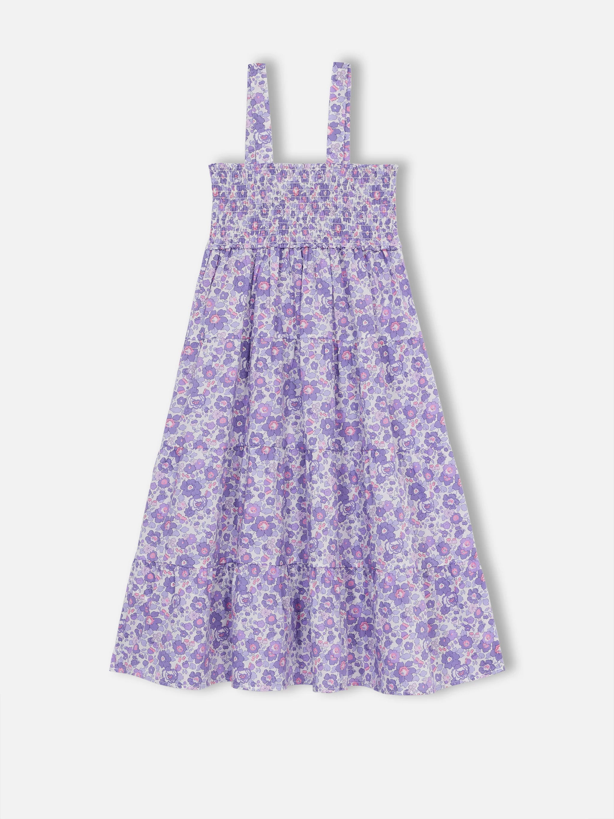 Abito da bambina in cotone Jemine Jr con stampa Betsy | REALIZZATO CON TESSUTO LIBERTY - Image 2