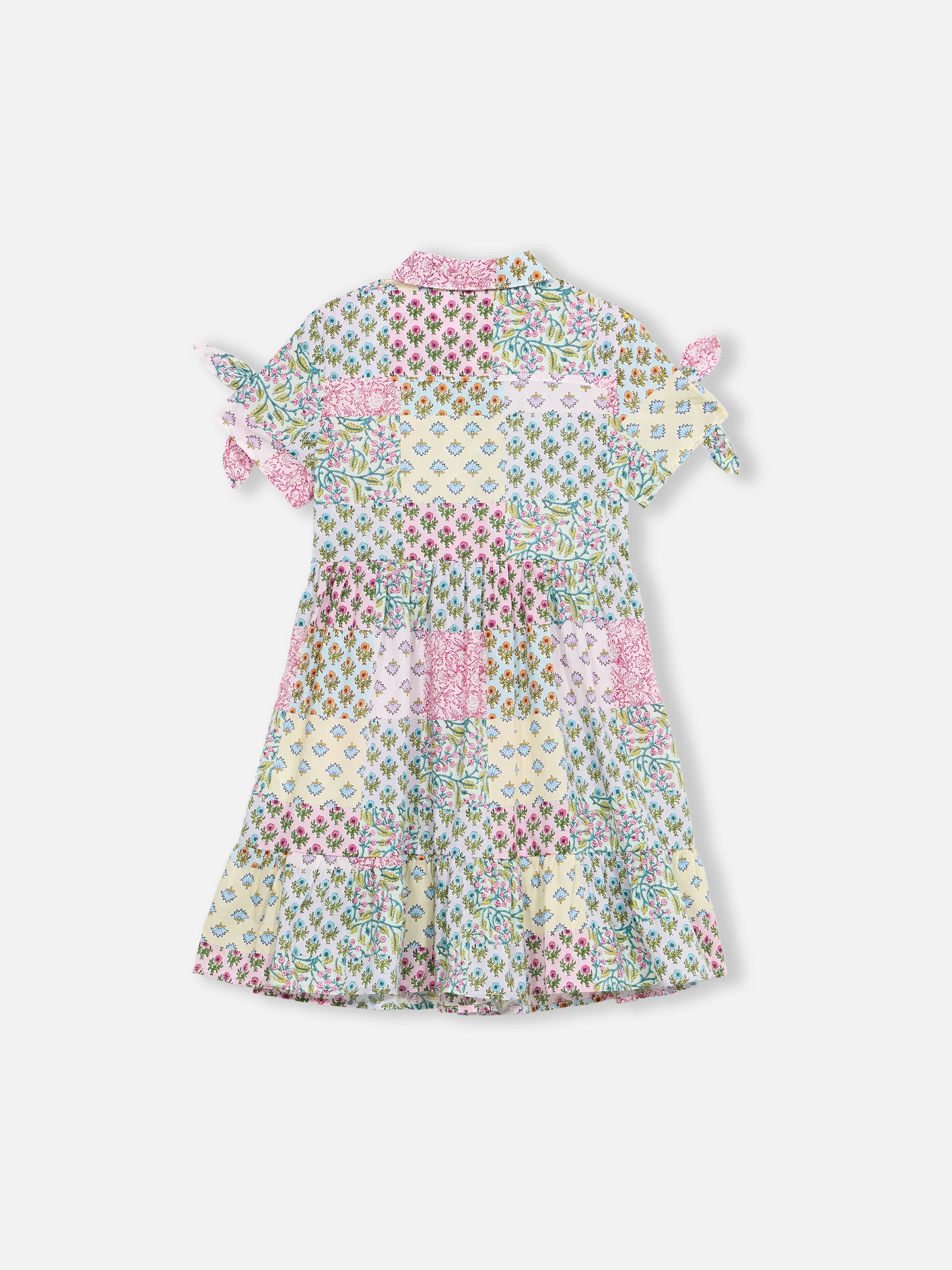 Abito da bambina in cotone Queenie con stampa floreale - Image 2