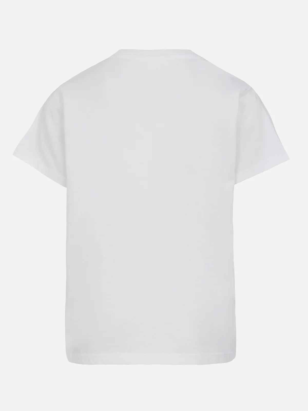 T-shirt girocollo da bambina Elly in jersey di cotone con ricamo di strass Saint Barth - Image 3