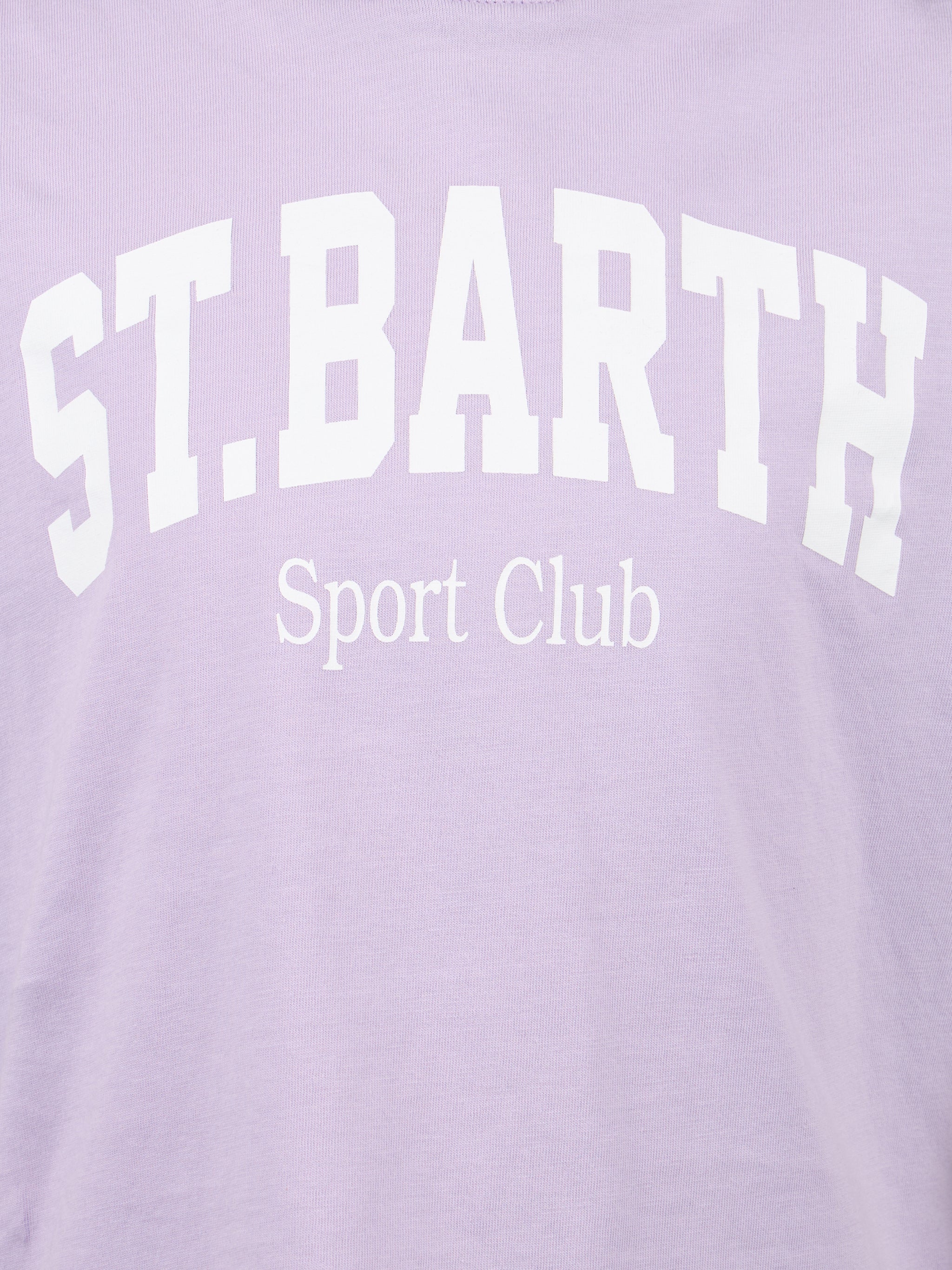 T-shirt girocollo da bambina in jersey di cotone Elly con stampa St. Barth - Image 3