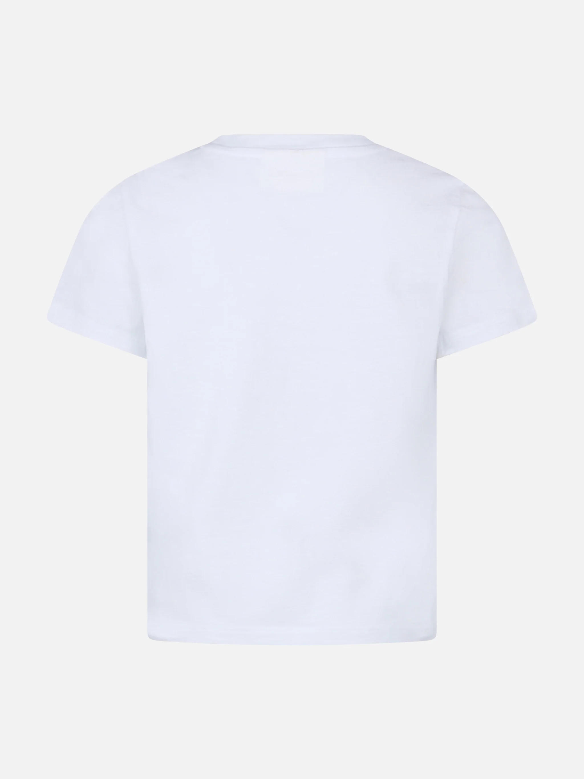 T-shirt girocollo da bambina Elly in jersey di cotone con ricamo Vacay Mood - Image 2
