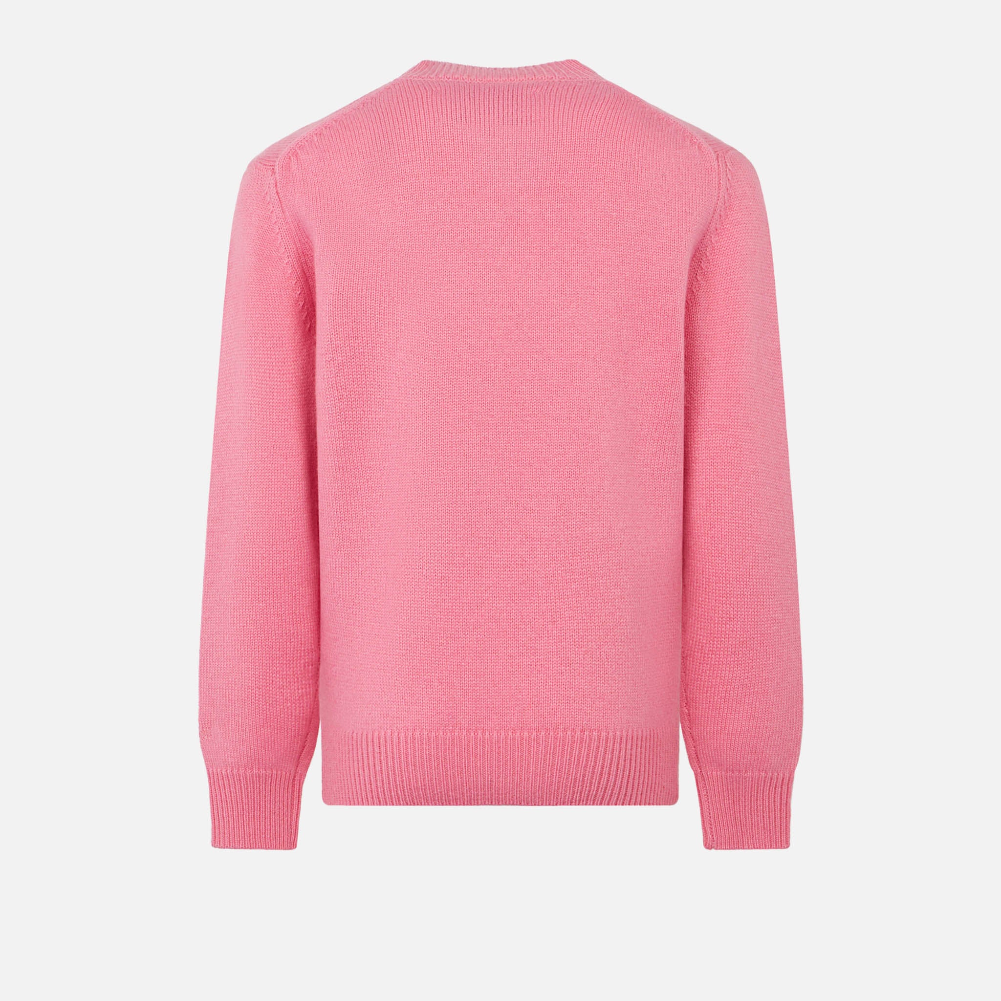 Maglia da bambina girocollo rosa con stampa strass Favolosa - Image 2