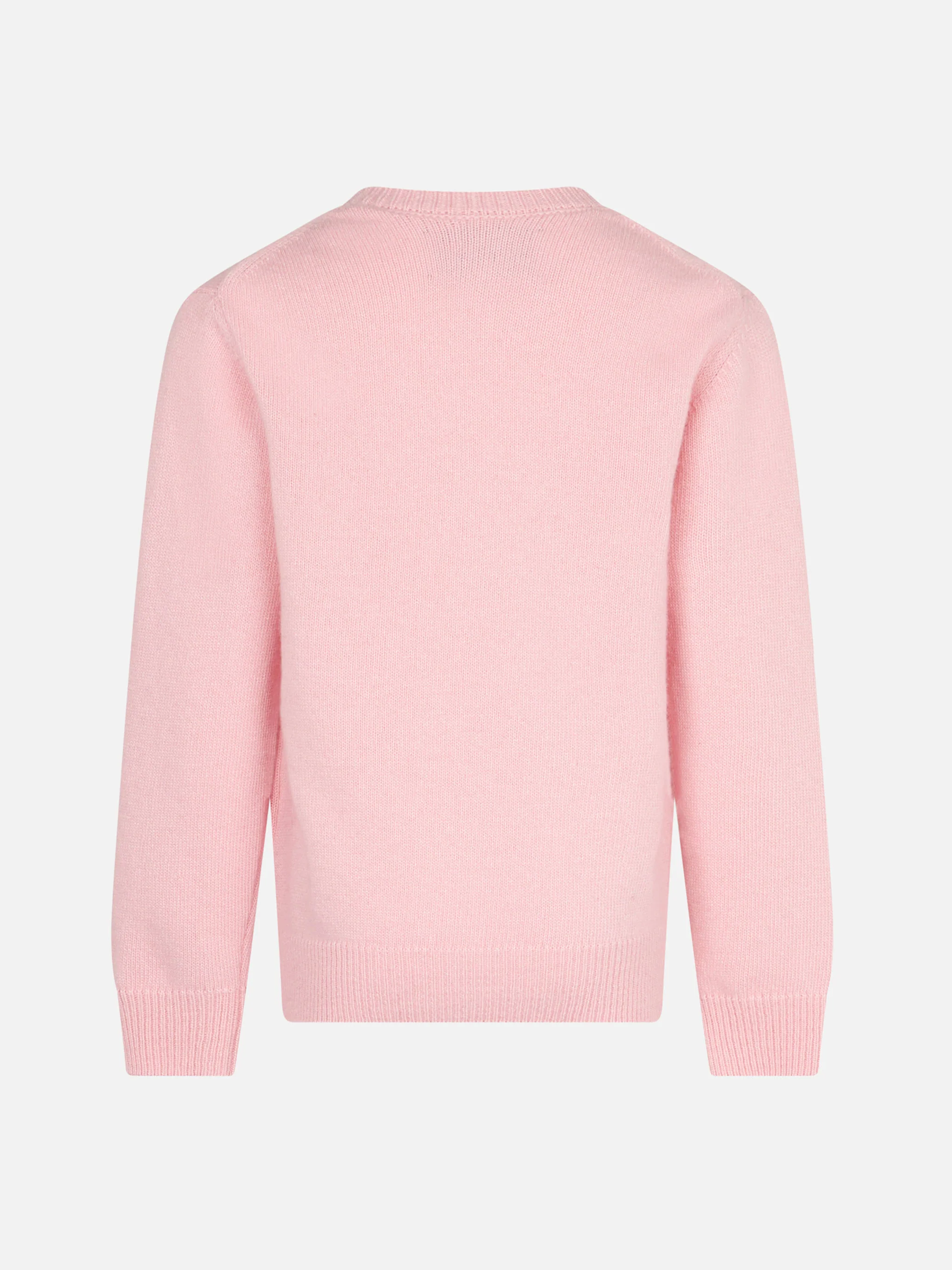 Maglione da bambina a girocollo rosa con Pantera Rosa Ancora Tu? Stampa | EDIZIONE SPECIALE LA PANTERA ROSA - Image 3