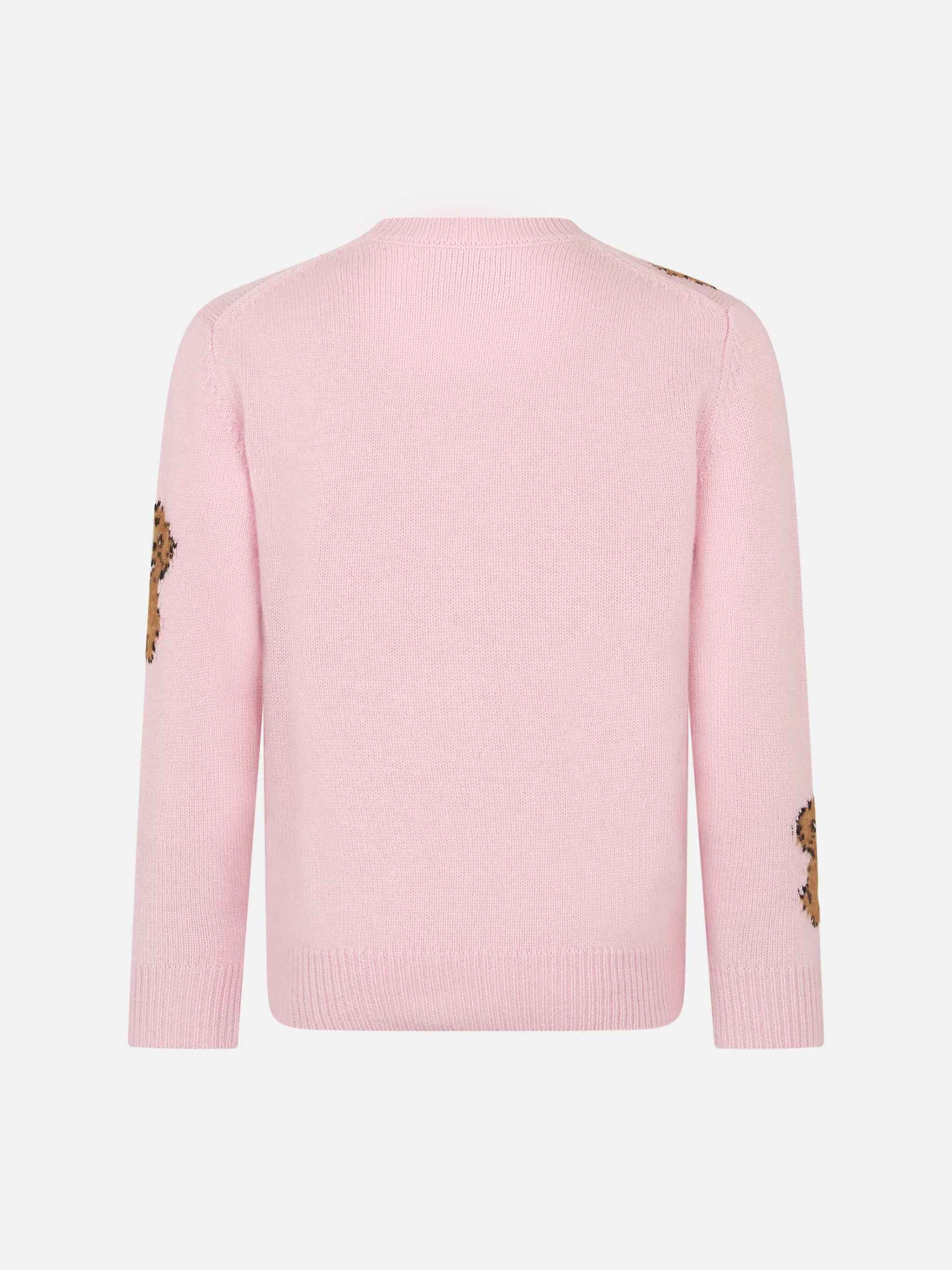 Maglia da bambina girocollo a costine morbide con ricamo St. Barth Friends - Image 3