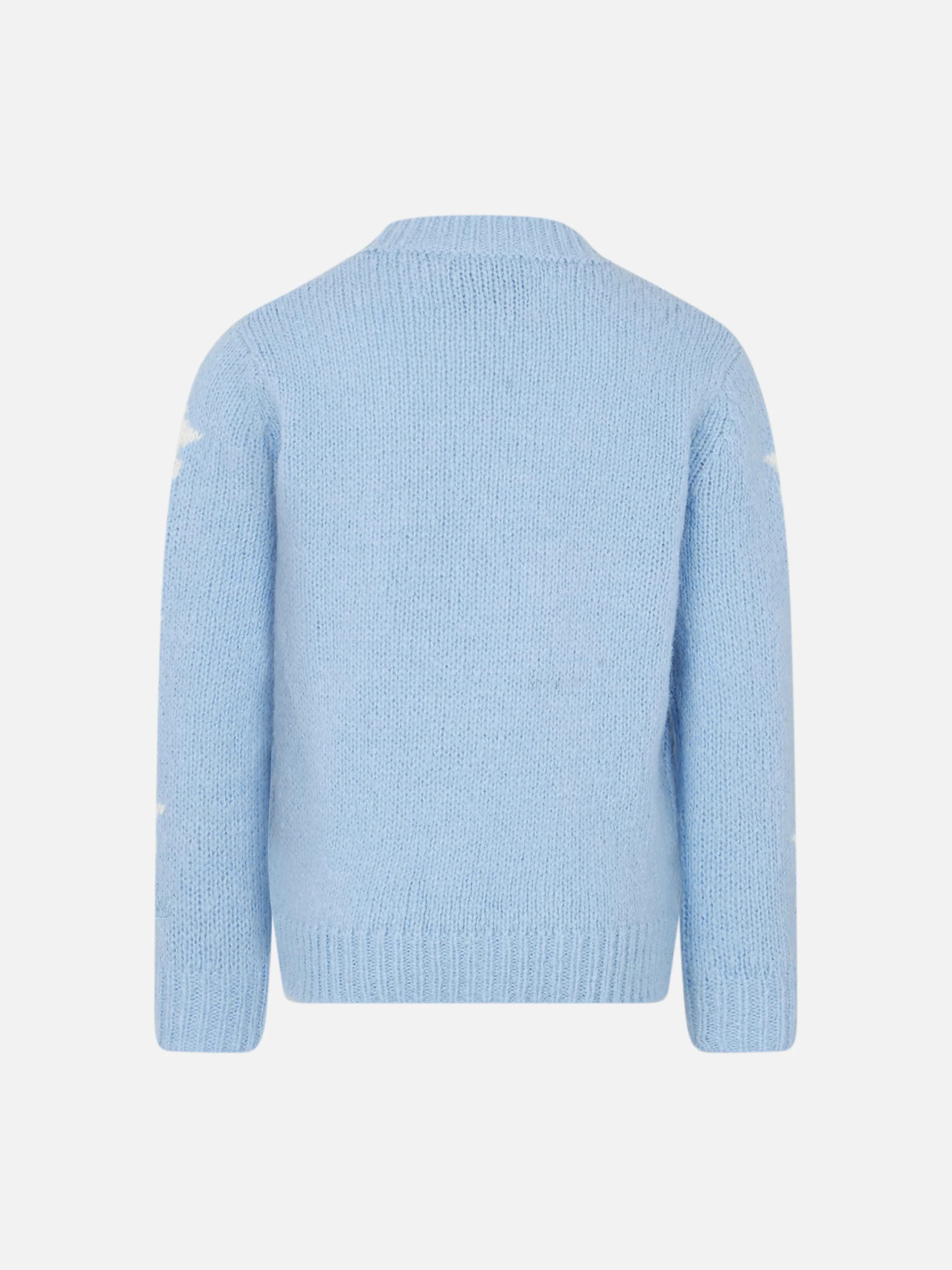 Maglione girocollo morbida con stelle e ricamo Figlia delle Stelle - Image 3