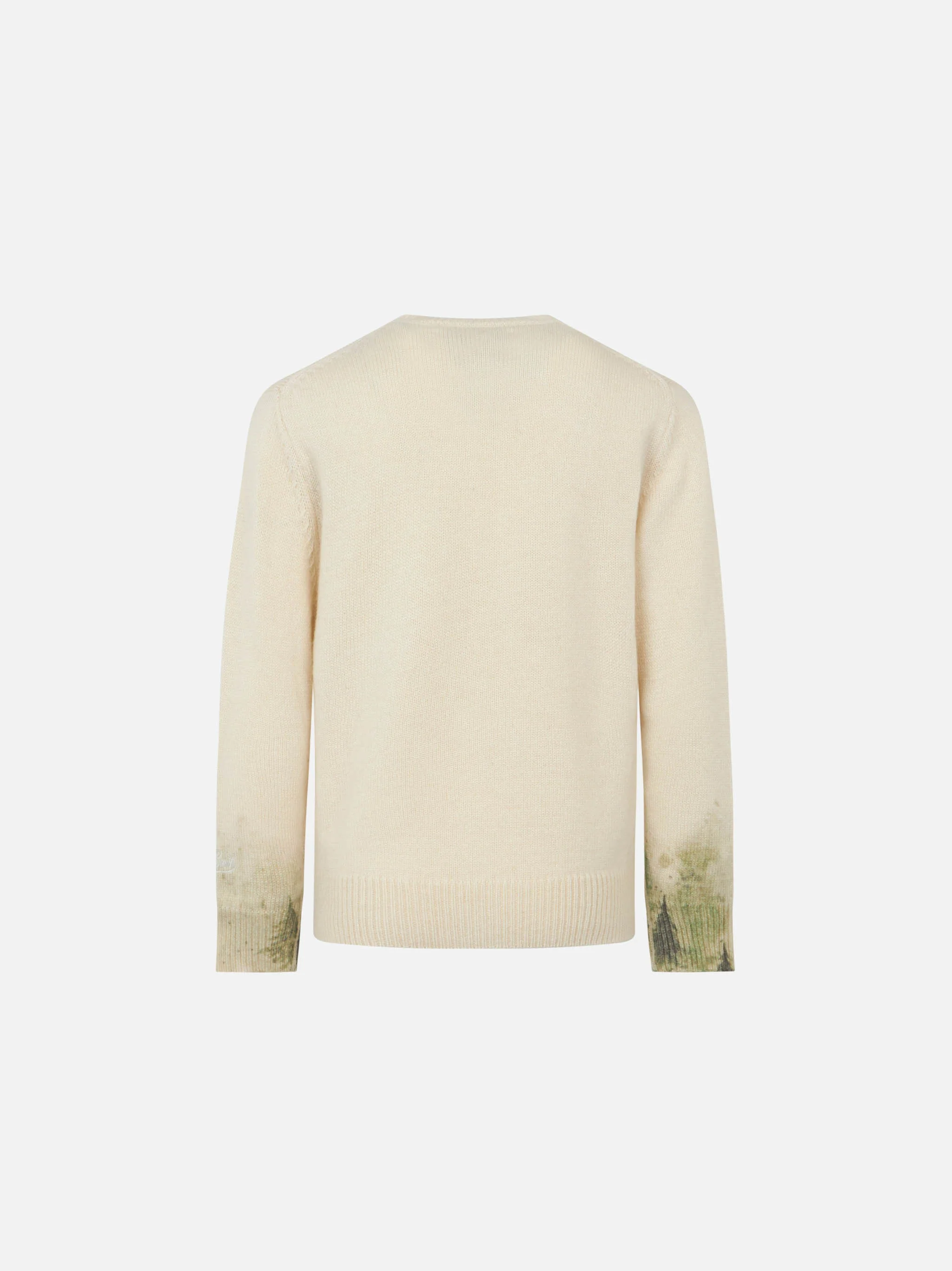 Maglione da bambina girocollo con stampa coniglietti - Image 3