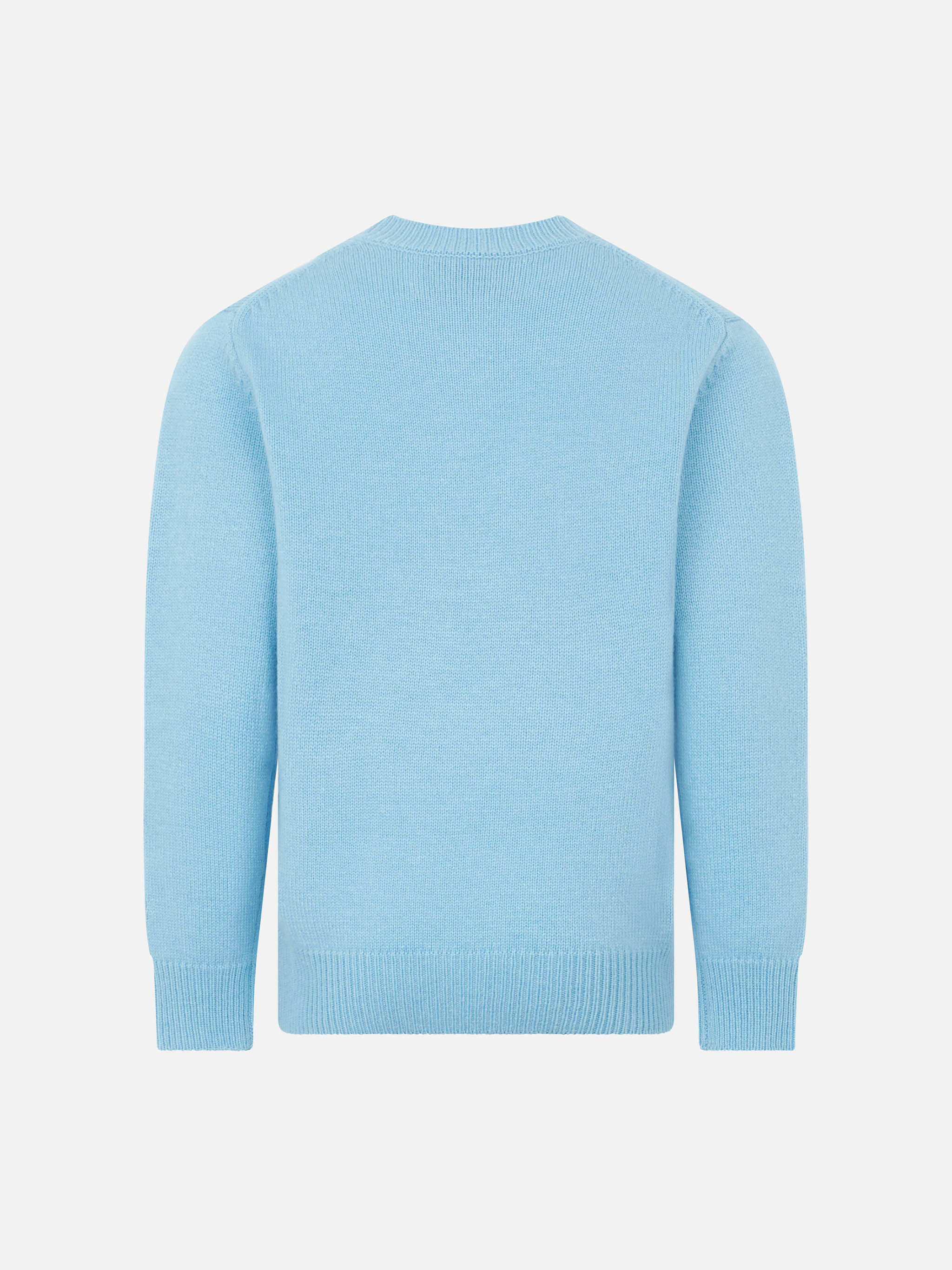 Maglione da bambina a girocollo con stampa ciliegie strass - Image 3