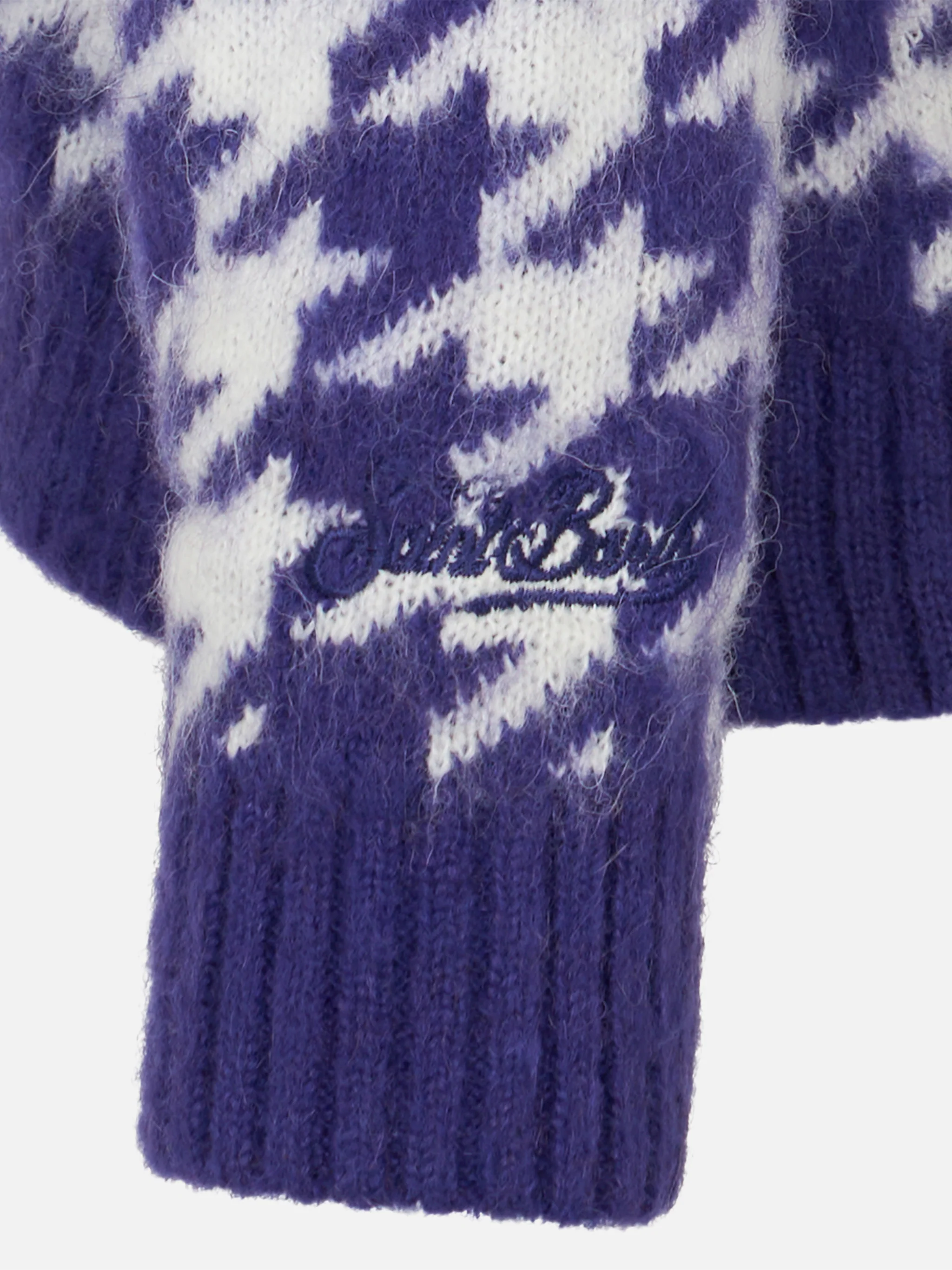Cardigan crop da bambina con bottoni gioiello - Image 3