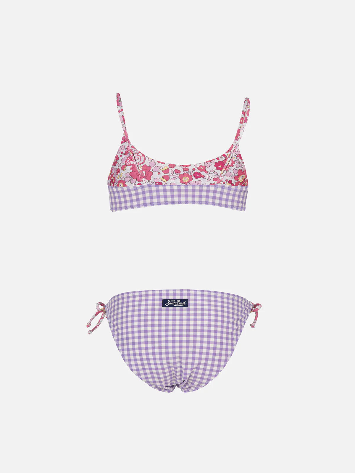 Bikini a bralette double face da bambina Jaiden | REALIZZATO CON TESSUTO LIBERTY - Image 4