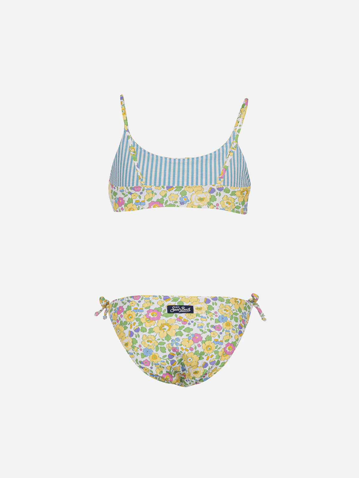 Bikini a bralette double face da bambina Jaiden | REALIZZATO CON TESSUTO LIBERTY - Image 2