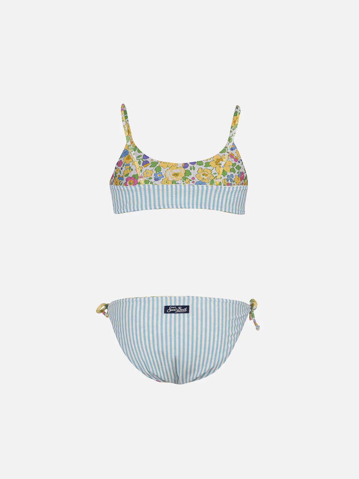 Bikini a bralette double face da bambina Jaiden | REALIZZATO CON TESSUTO LIBERTY - Image 4