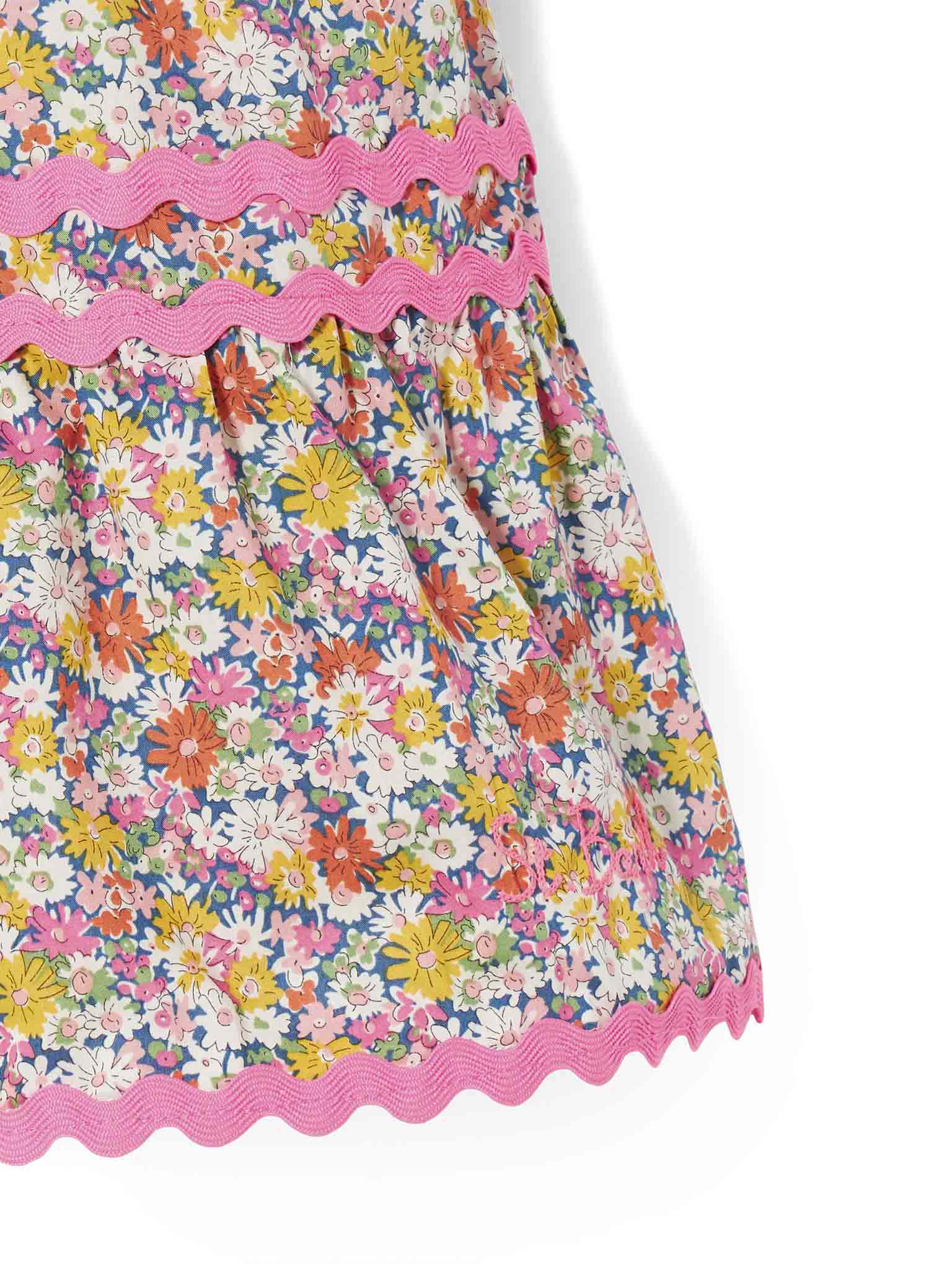 Abito da bambina con stampa fiori Liberty | EDIZIONE SPECIALE LIBERTY - Image 2