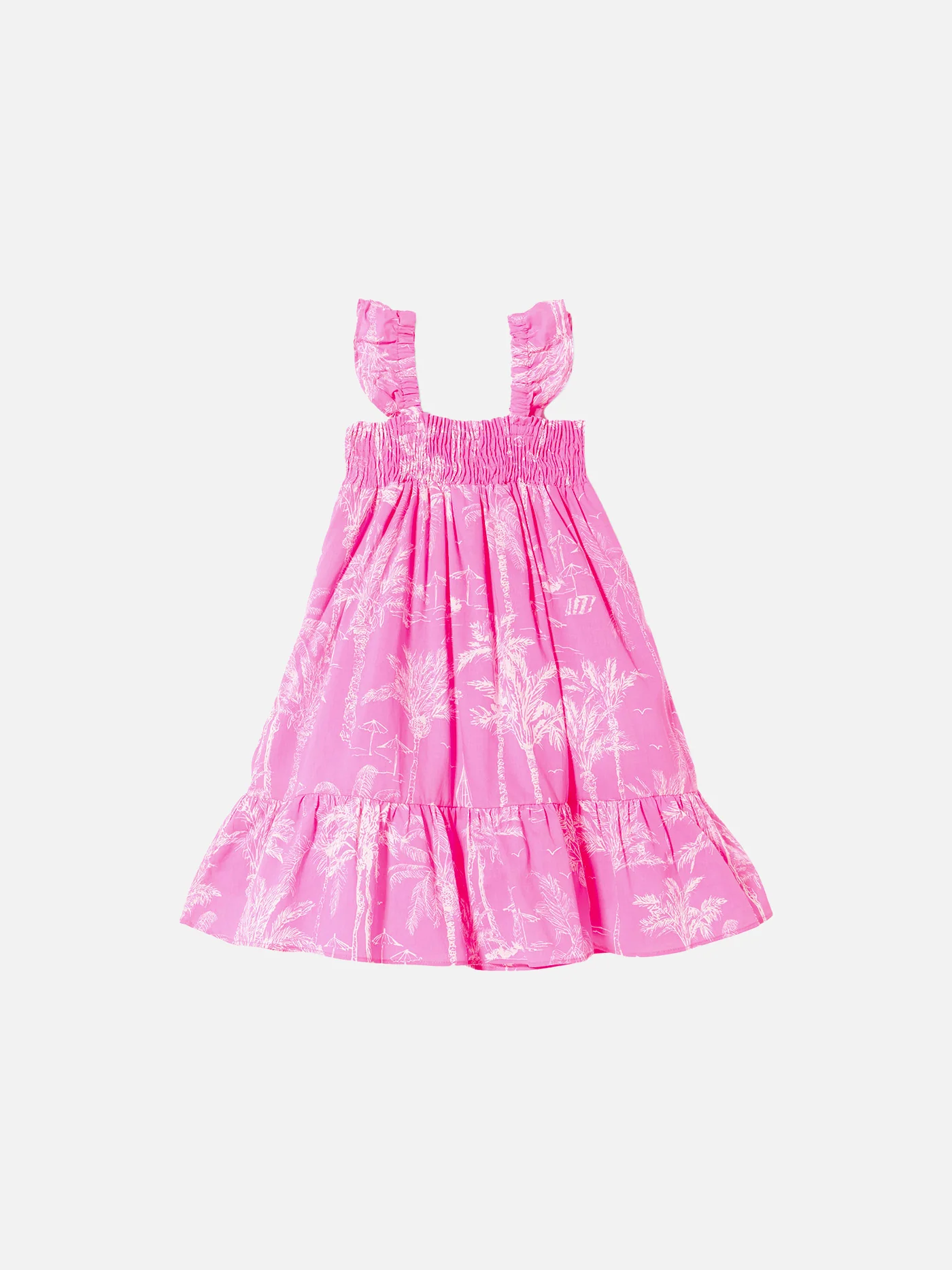 Abito da bambina con stampa toile de jouy - Image 2