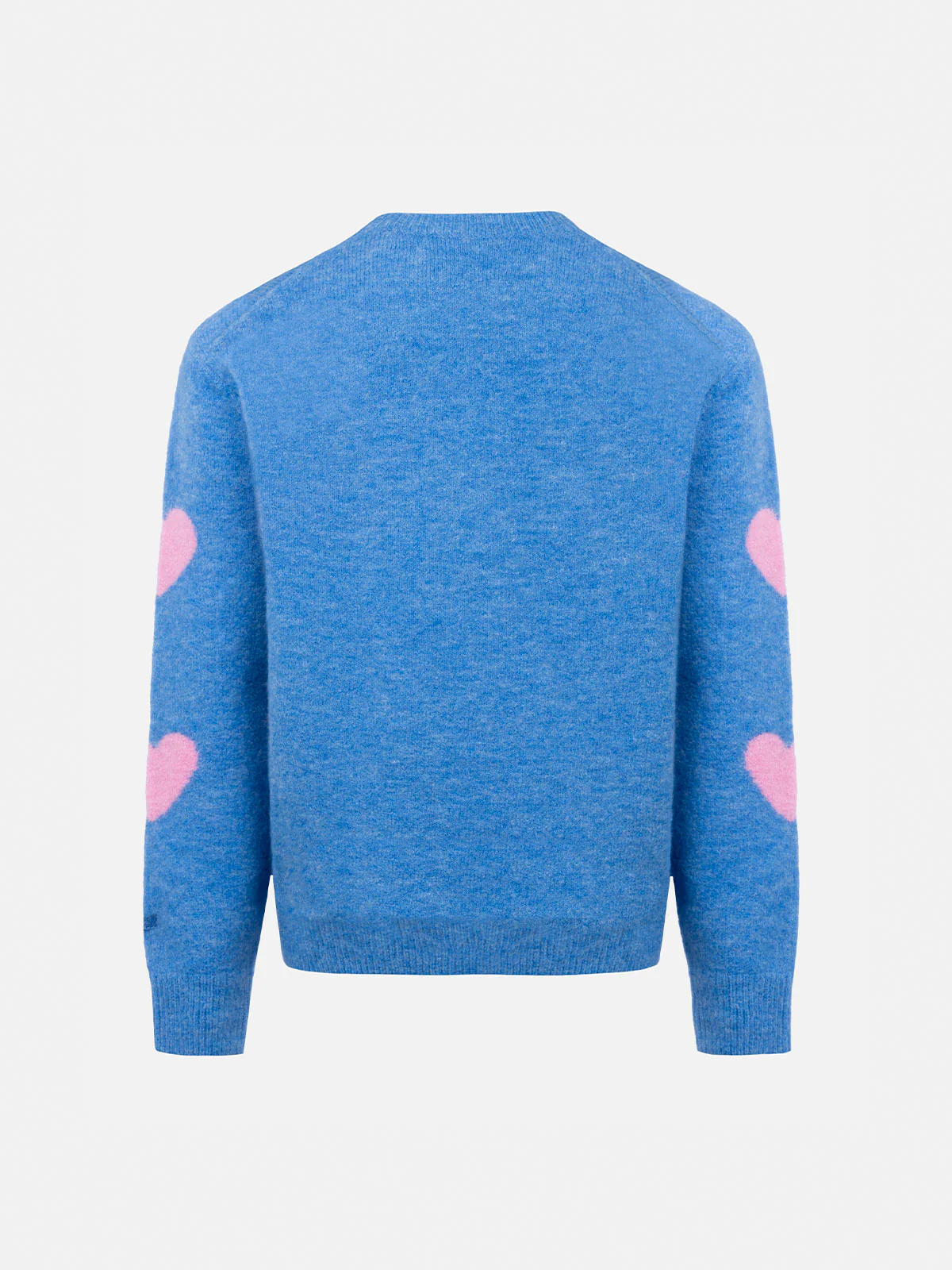Maglione girocollo azzurro chiaro da bambina Princess con ricamo Kissene frega - Image 3