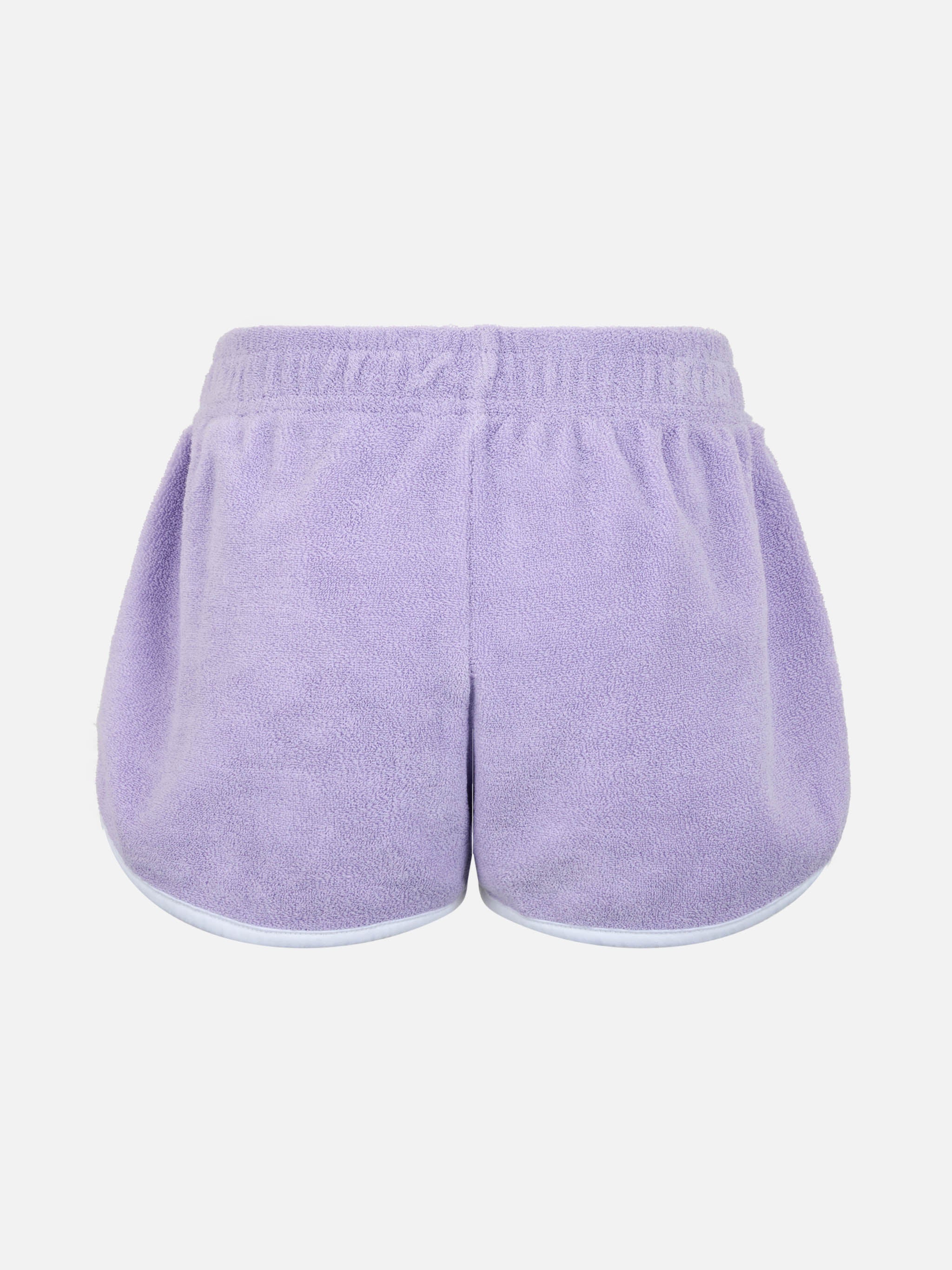 Pantaloncini pull up da bambina in spugna lilla Curly - Image 2
